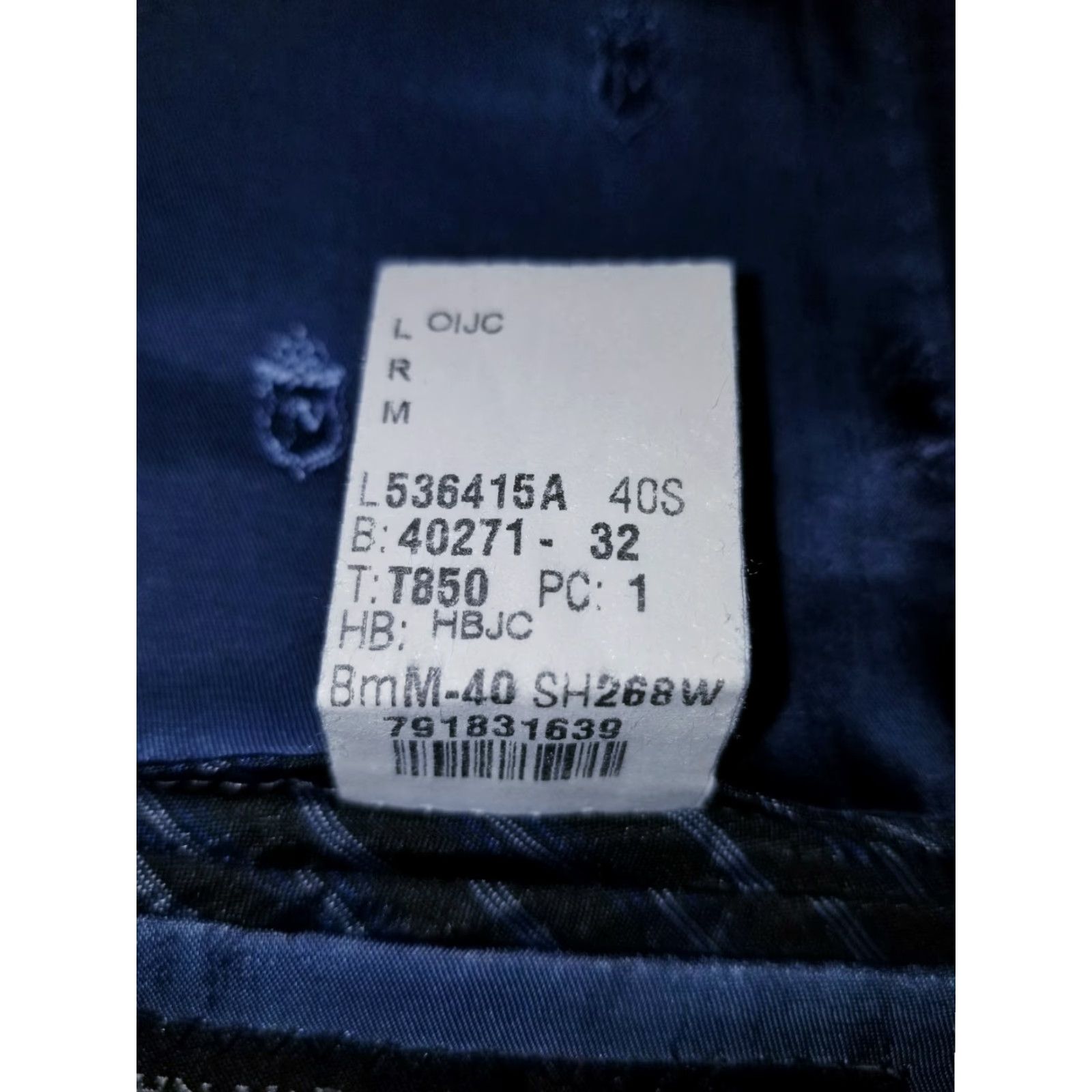 John Varvatos John Varvatos Sport Coat Jacket Seersucker Wool Blend Blue Black Check 40S Short Notch Lapel Men's Size US XXS / EU 40 - 8 Thumbnail