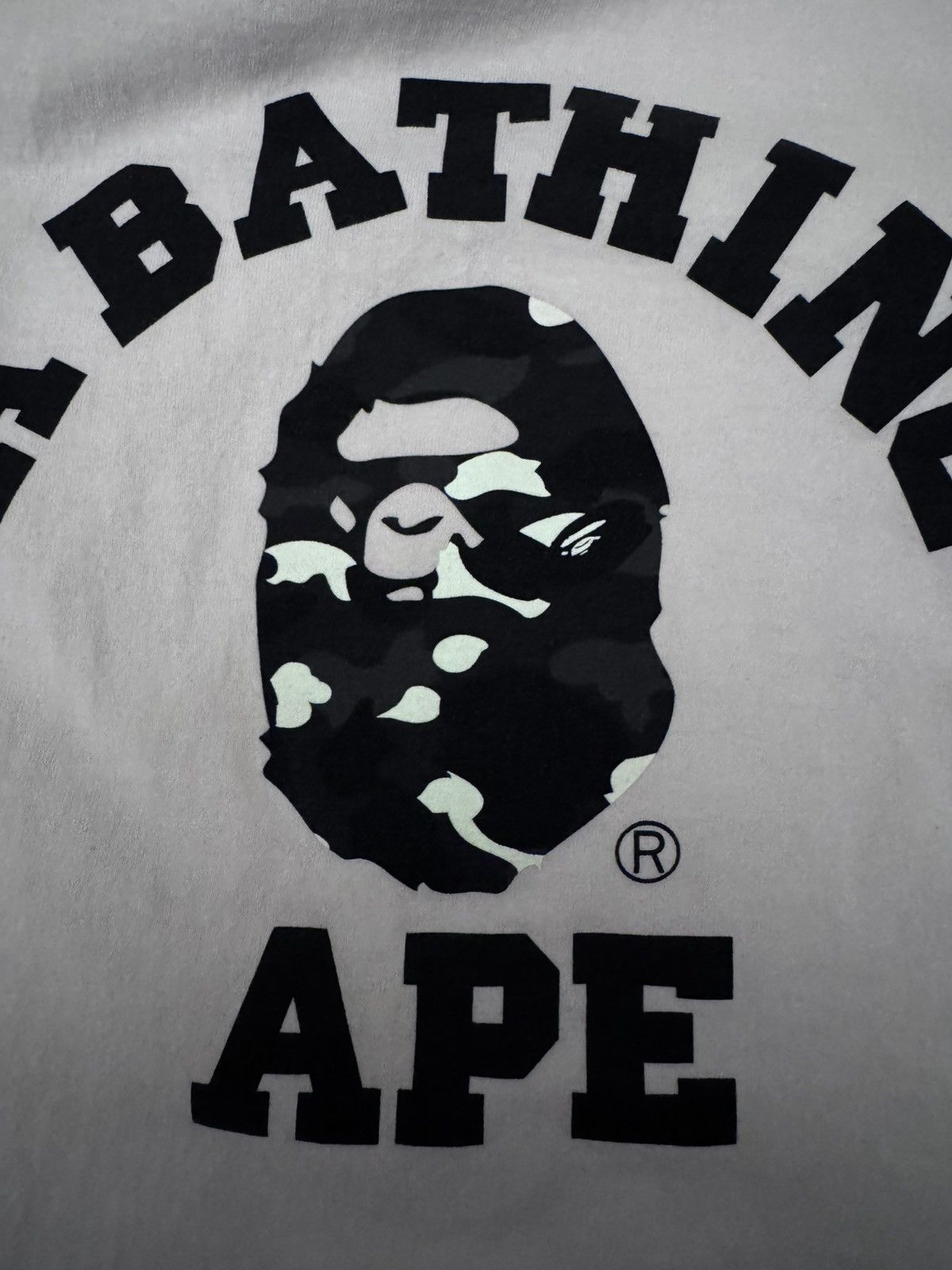 Bape Bape Glow Tee (White) Size US L / EU 52-54 / 3 - 6 Thumbnail