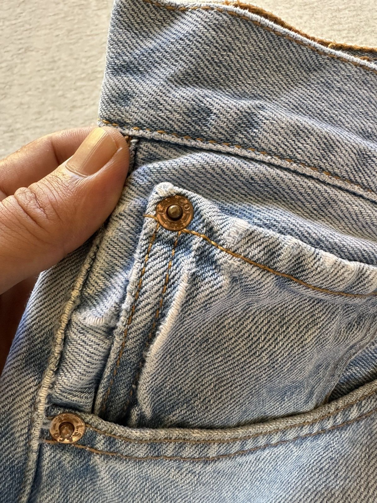 Levi's Vintage Clothing W32 L31 🔥🔥 Vintage Y2K LEVI’S 501 Blue Washed Denim Pants Size US 32 / EU 48 - 6 Thumbnail