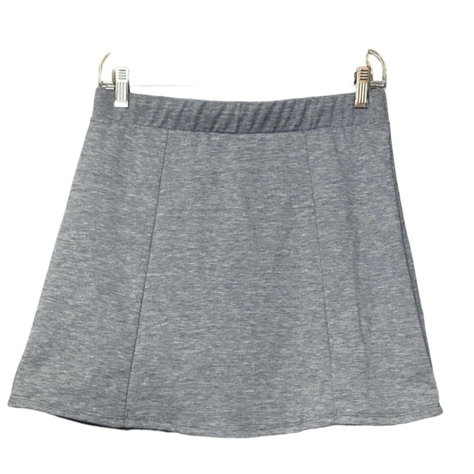 Other Wet Seal Heather Gray Mini Skirt Size 26" / US 2 / IT 38 - 1 Preview