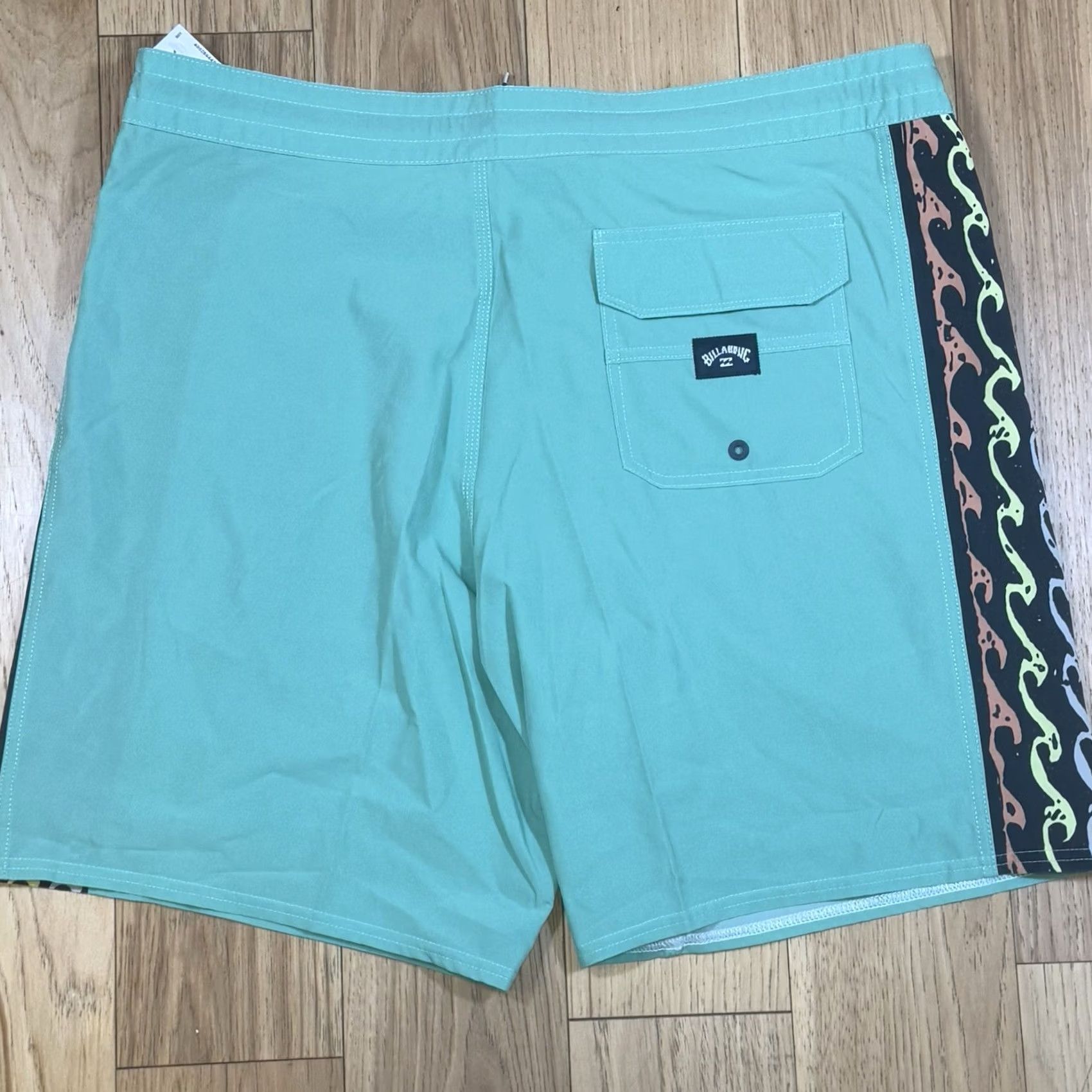 Billabong Billabong Board Shorts Men 38 NWT Multicolor Pockets Recycler Lo Tides DBAH Green Mid Length Size US 38 / EU 54 - 3 Thumbnail