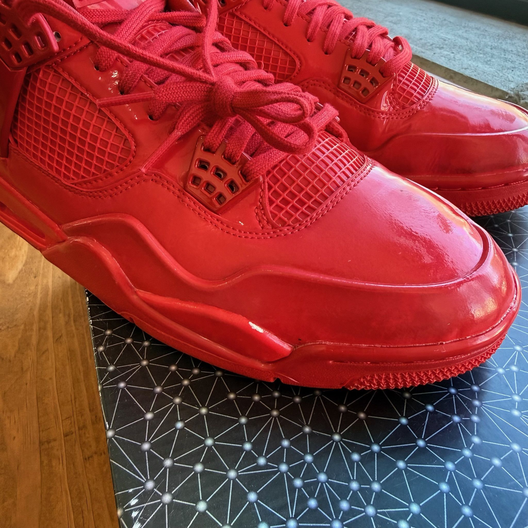 Jordan Brand Air Jordan 4 Retro 11Lab4 - Red - 719864-600 Size US 11 / EU 44 - 12 Thumbnail