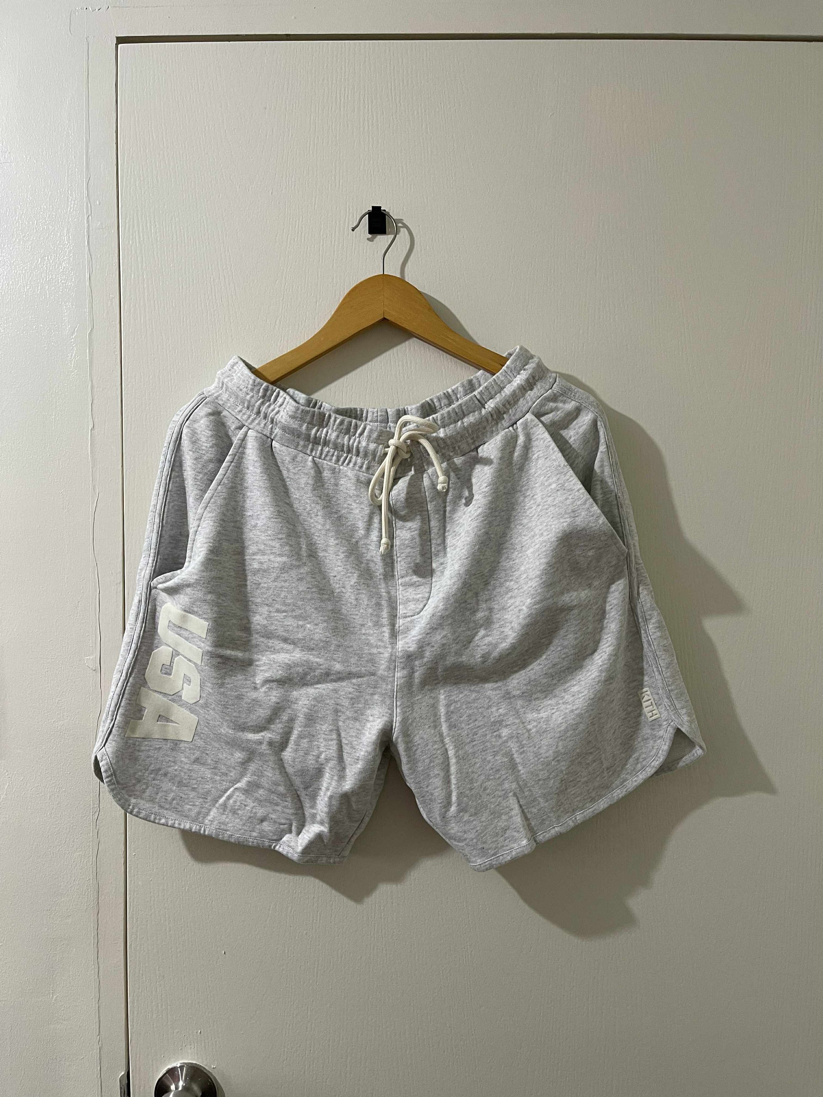Kith Kith for Team USA 5 Rings Jordan Short Light Heather Grey Size US 31 - 1 Thumbnail