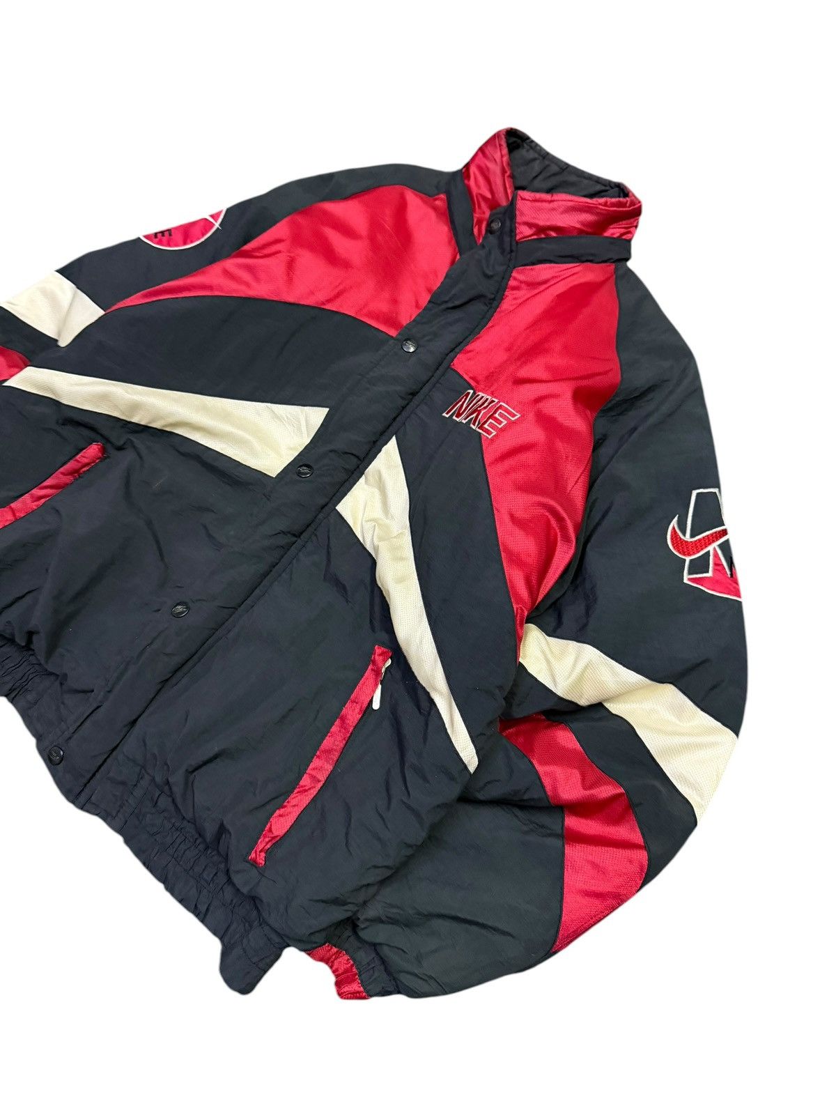Nike Vintage 90s Nike Sportswear Jacket Big Logo Size US L / EU 52-54 / 3 - 1 Thumbnail