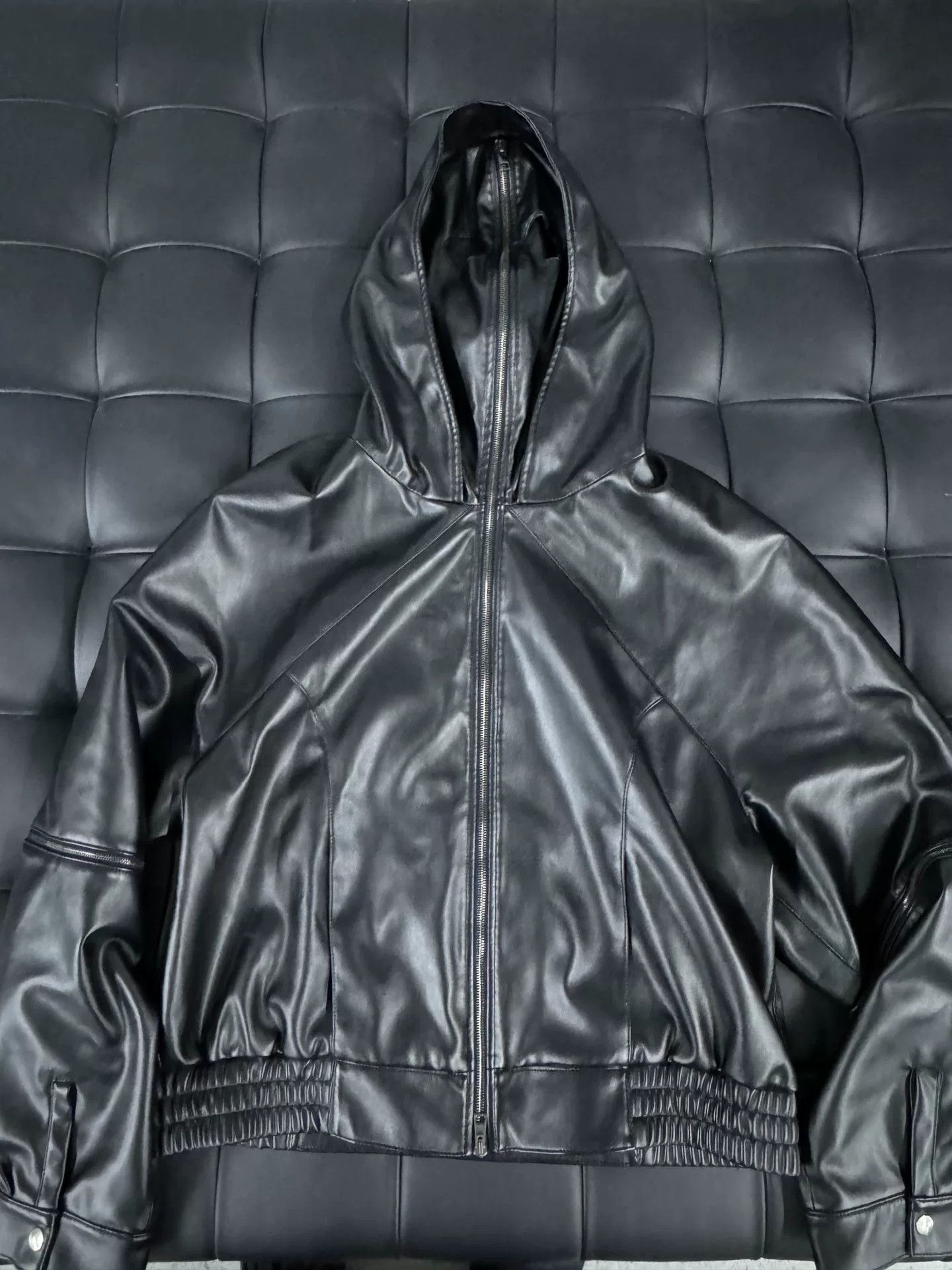 Mowalola Mowalola Leather Mask Jacket Size US L / EU 52-54 / 3 - 1 Thumbnail