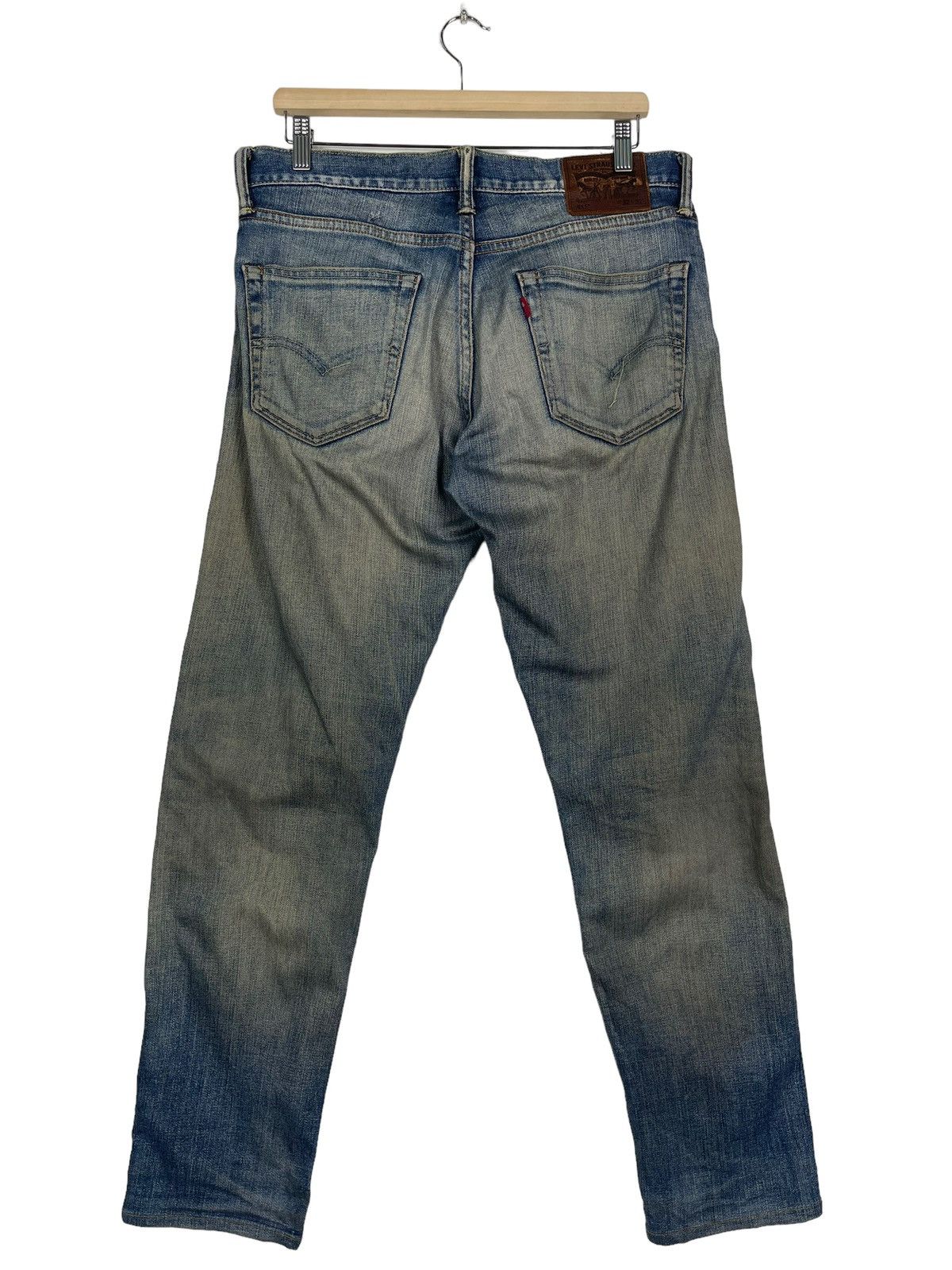 Levi's LEVIS 511 SELVEDGE DISTRESSED ZIPPER FLY DENIM JEANS Size US 35 - 13 Thumbnail