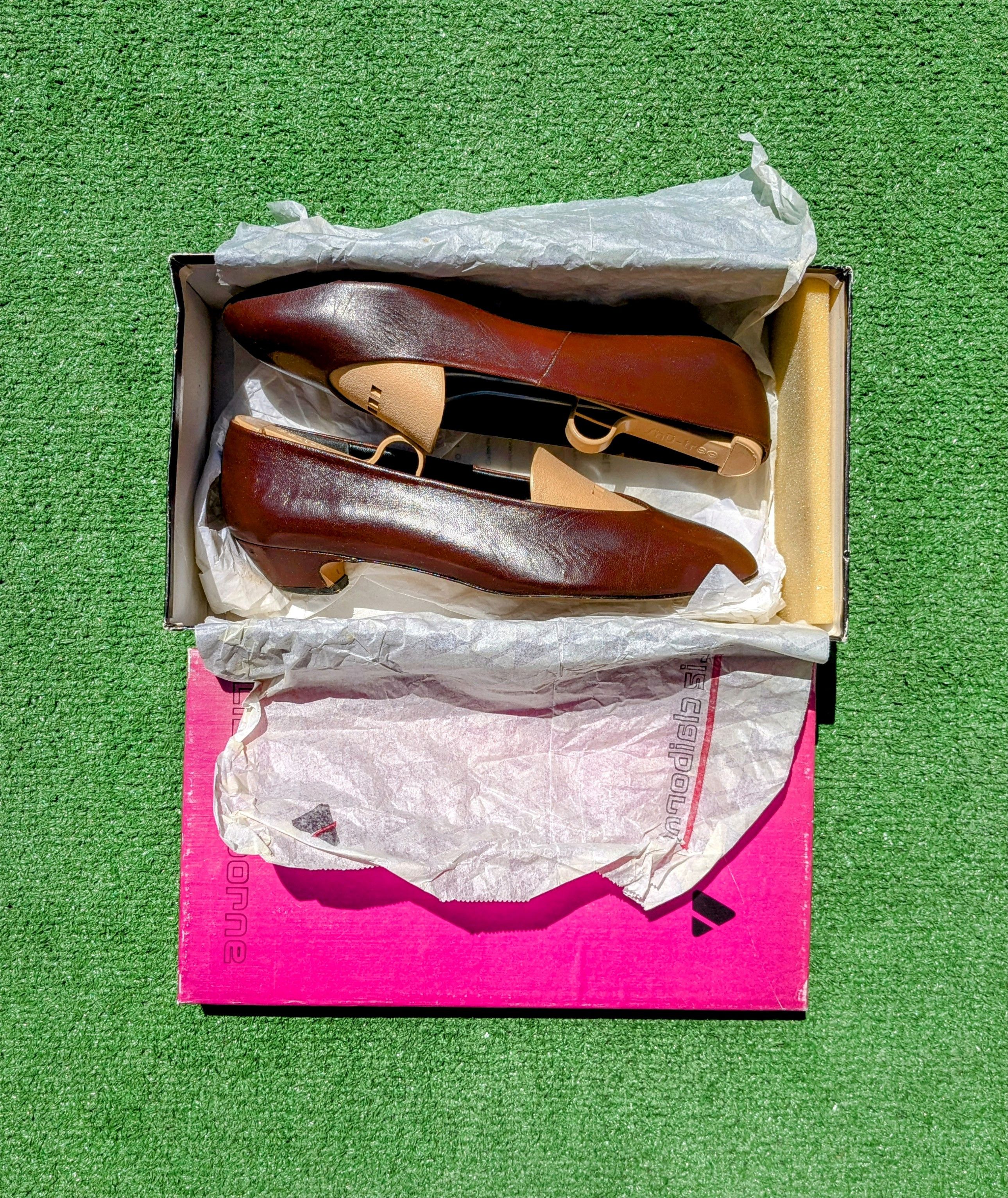 Liz Claiborne VTG Liz Claiborne Gamma Chocolate Spain Heel Pump Shoes Size US 6.5 / IT 36.5 - 2 Thumbnail