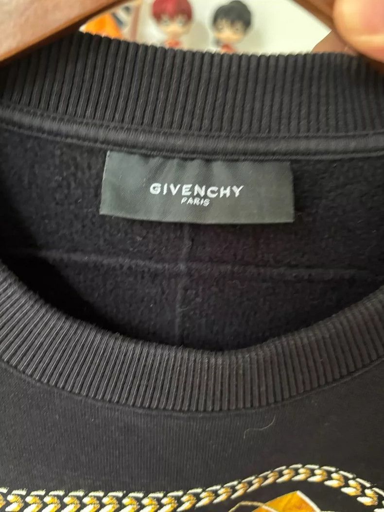 Givenchy Givenchy Givenchy Star Print Sweatshirt with Stripes -2507 Size US L / EU 52-54 / 3 - 3 Thumbnail