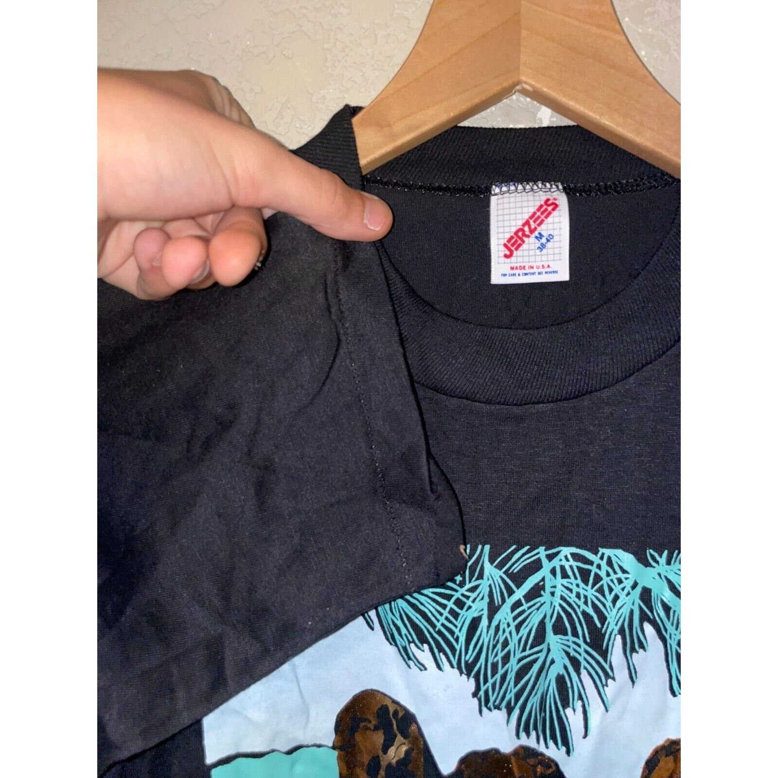 Jerzees Vintage Mount Rushmore Shirt Black Hills Graphic Black Tee Size US M / EU 48-50 / 2 - 7 Thumbnail