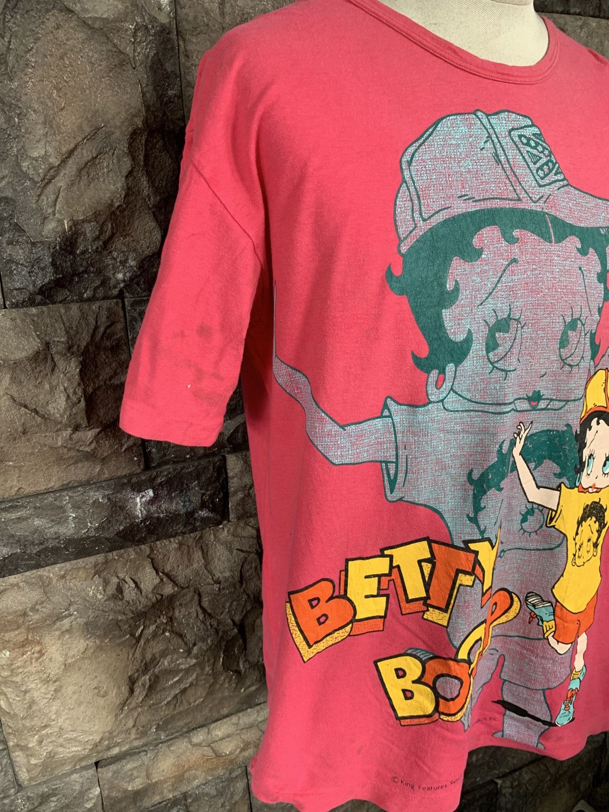 Vintage Vintage 90s Betty Boop T shirt Size US L / EU 52-54 / 3 - 6 Thumbnail