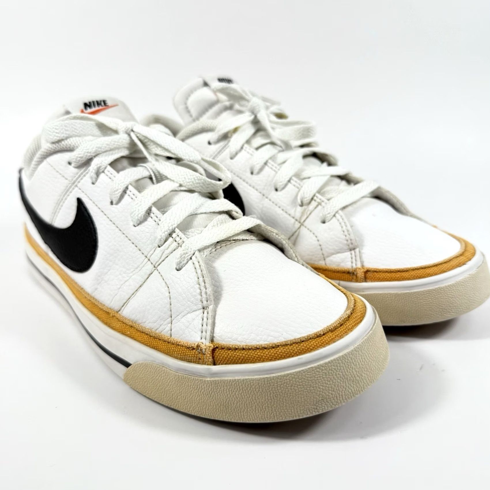 Nike Nike Court Legacy Men’s Size 10.5 Sneakers White Desert Ochre CU4150-102 Size US 11 / EU 44 - 2 Thumbnail