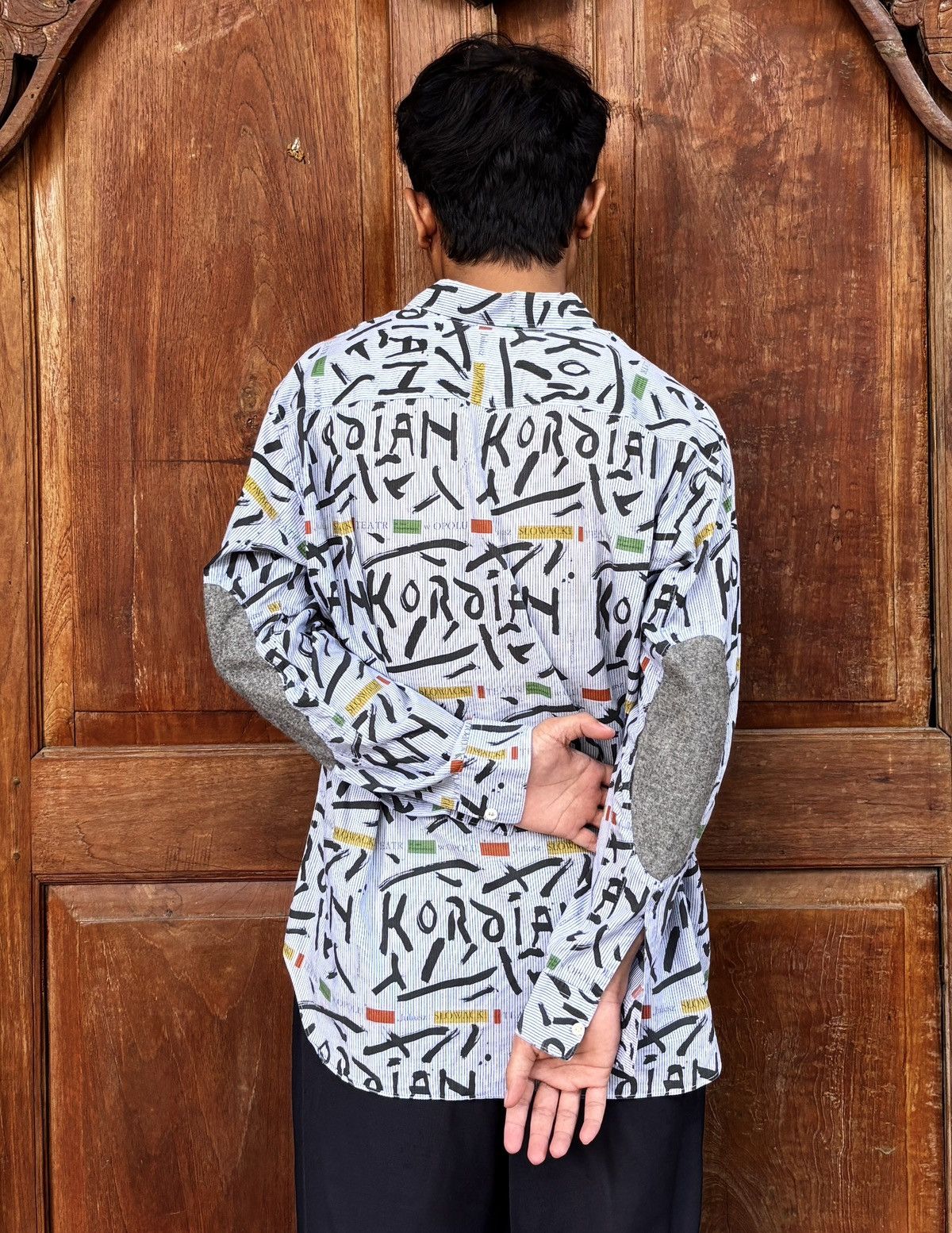 Comme des Garcons SHIRT All over Printed Shirt Juliusz Slowacki Size US S / EU 44-46 / 1 - 1 Thumbnail