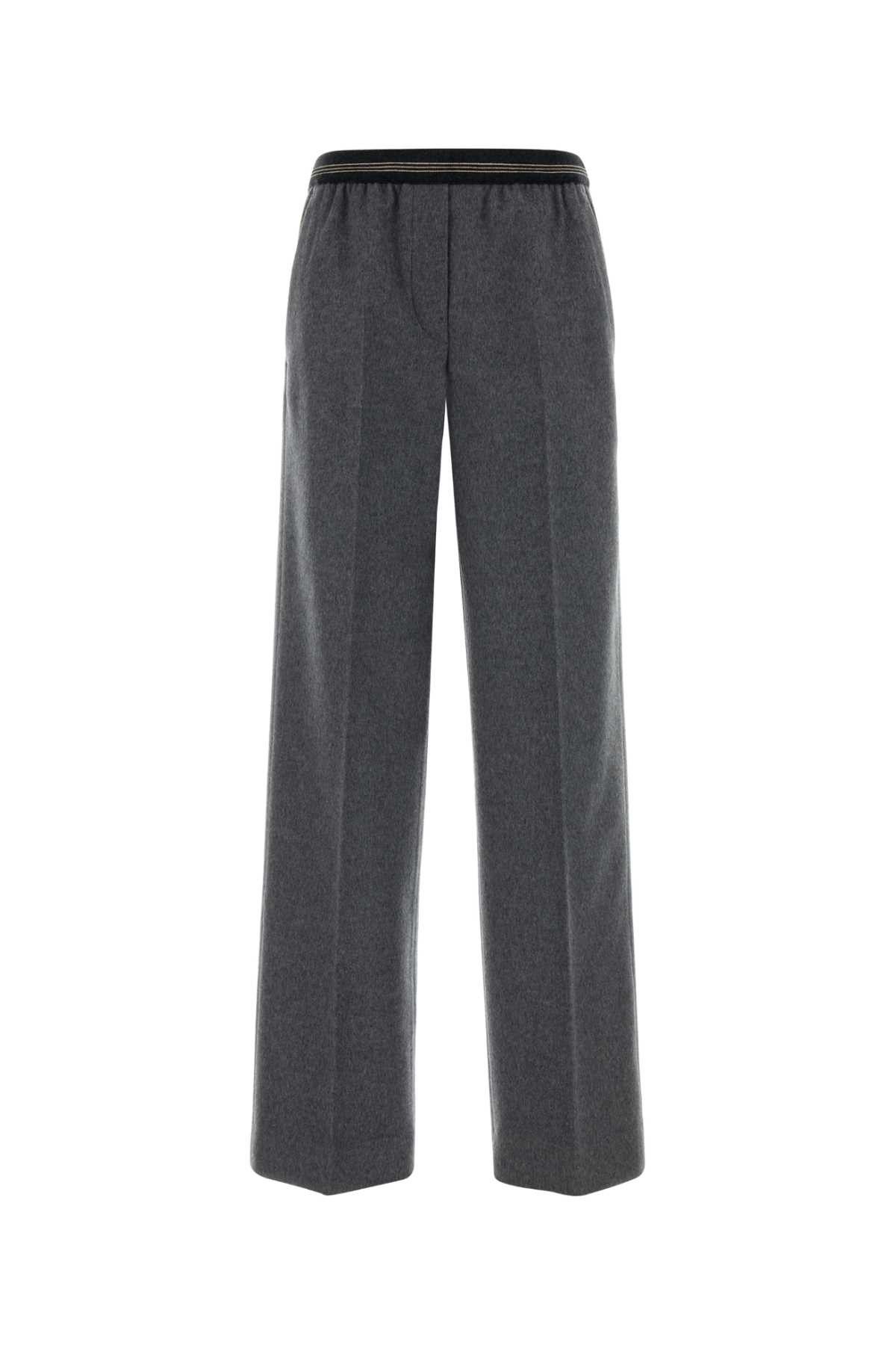 Miu Miu Grey Wool Blend Pant Size 27" / US 4 / IT 40 - 1 Thumbnail