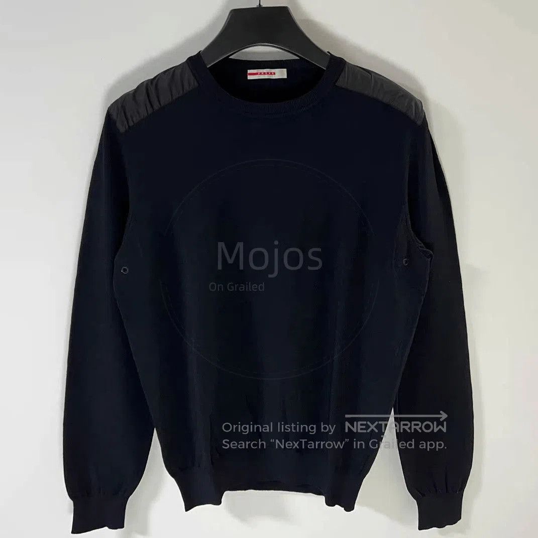 Prada Sz 52 Prada Nylon Patches Knitwear. Size US L / EU 52-54 / 3 - 1 Thumbnail