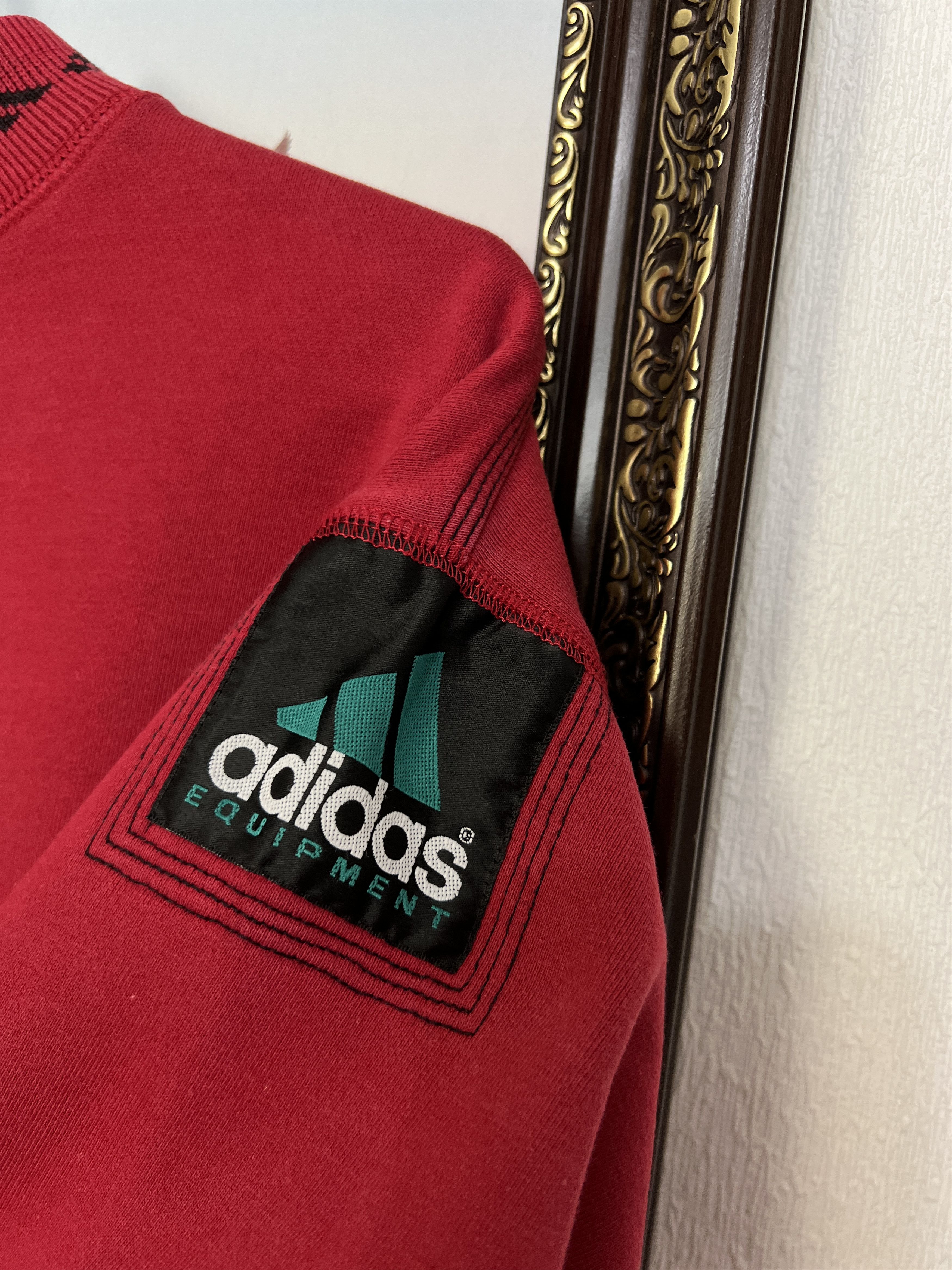 Adidas Vintage 90's Equipment Sweatshirt Big Logo Crewneck Rare Size US M / EU 48-50 / 2 - 3 Thumbnail