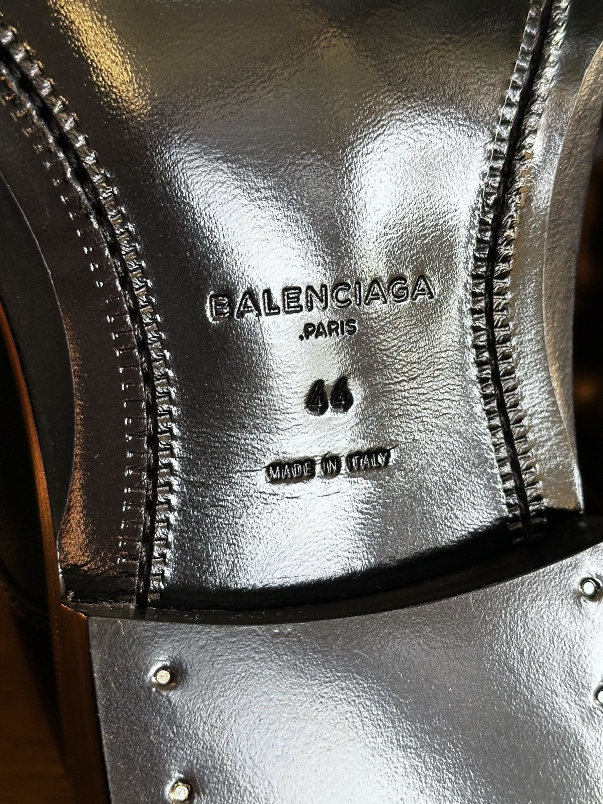 Balenciaga Balenciaga Calfskin Halfboot - Size 44 Size US 11 / EU 44 - 9 Thumbnail