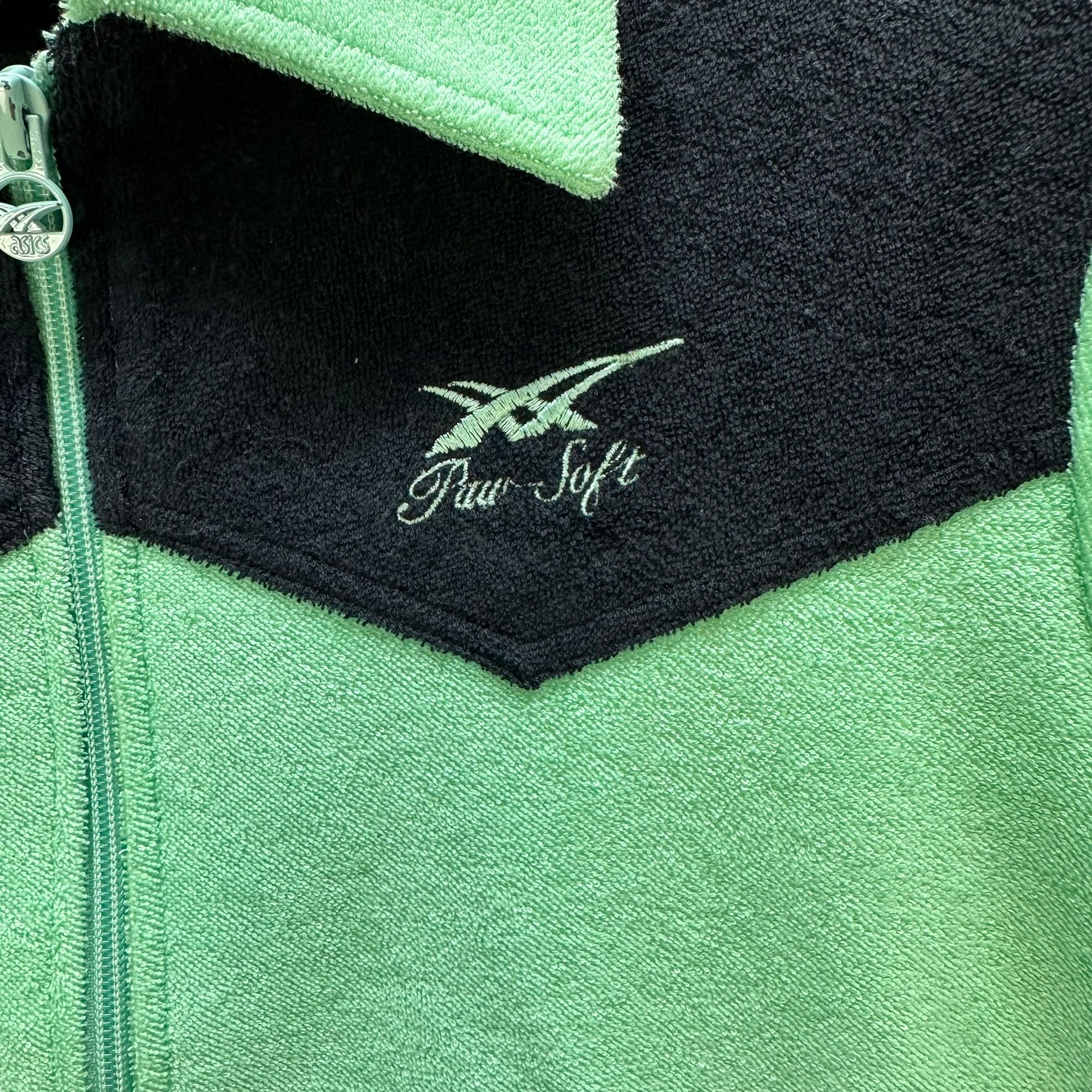 Asics 90's Asics Green Sweater Jacket Track Jacket #A1-0029 Size US M / EU 48-50 / 2 - 3 Thumbnail