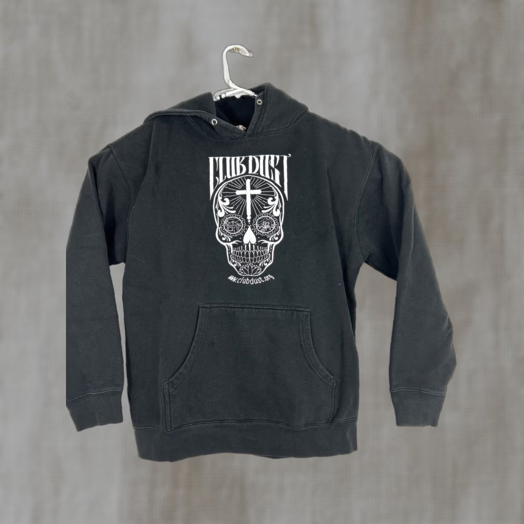 Sugar Cross Hoodie Mens Large Black Pullover Skull Club Dust Sugar Size US L / EU 52-54 / 3 - 1 Thumbnail