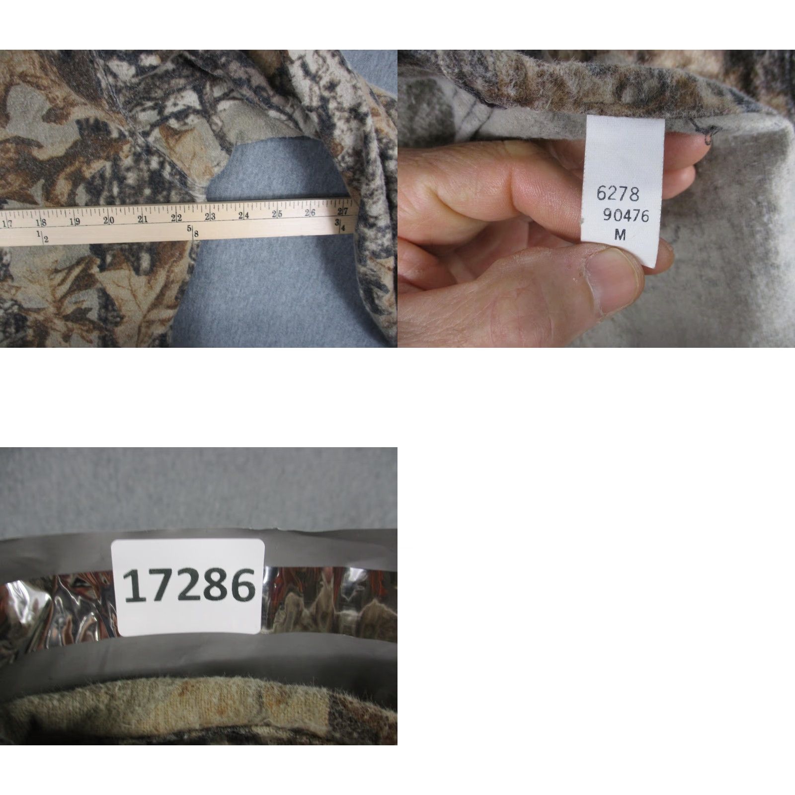 Vintage VINTAGE Northwest Territory Shirt Mens Medium Camouflage Camo Flannel Button-Up Hunting All Seasons Pockets Brown Cotton Polyester Size US M / EU 48-50 / 2 - 8 Thumbnail