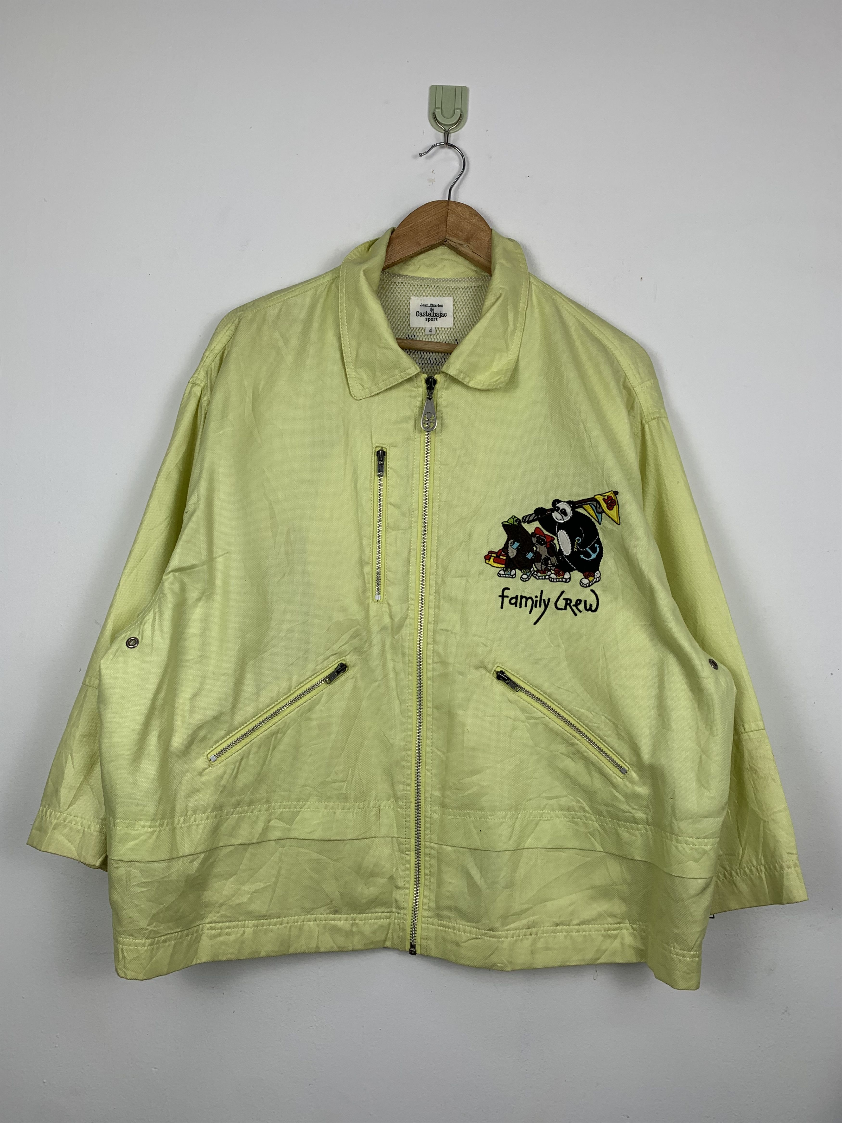 Jean Charles De Castelbajac Jean Charles De Castelbajac Embroidered Zipper Jacket J1291 Size US M / EU 48-50 / 2 - 1 Thumbnail
