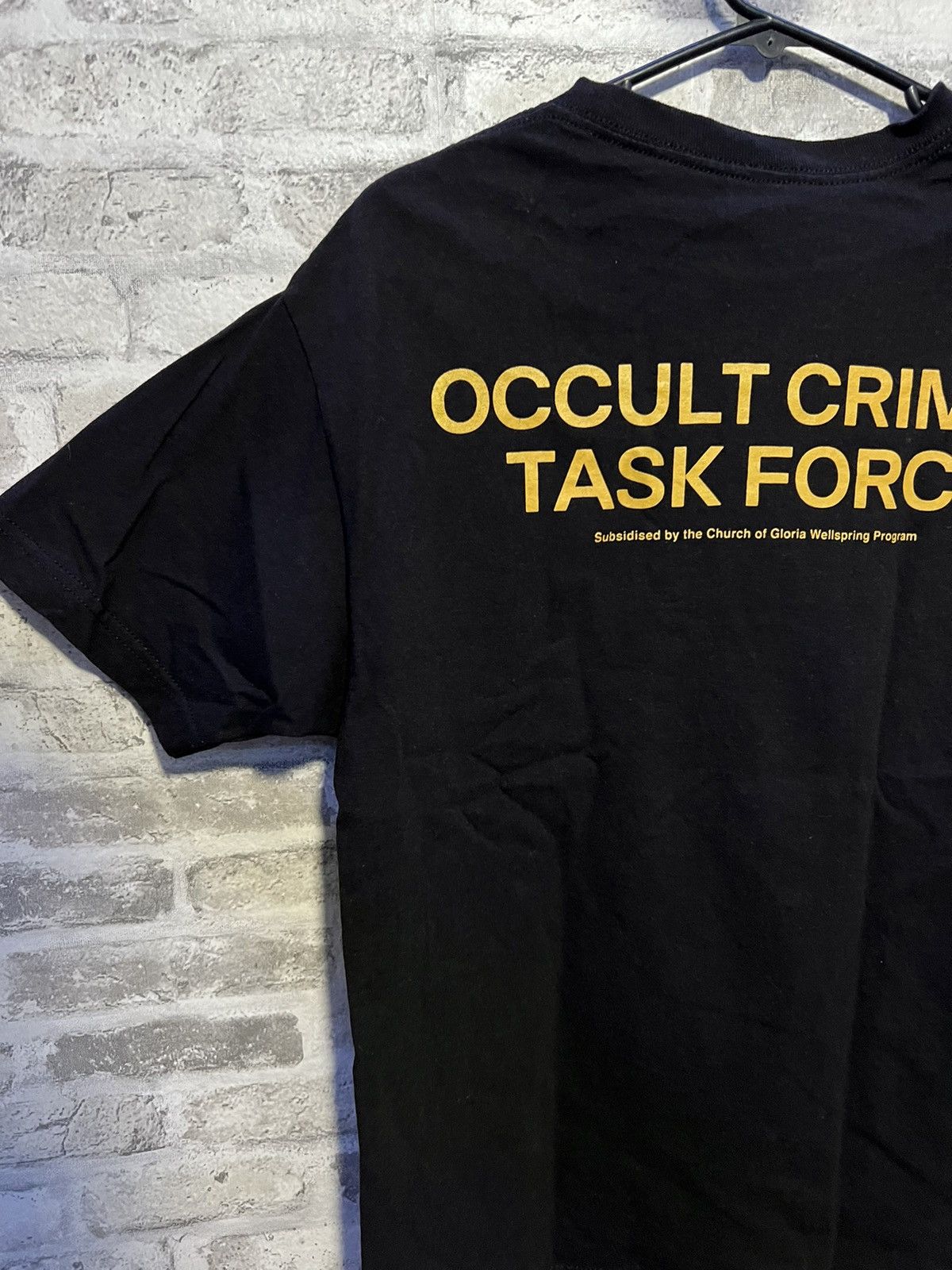 G59 Records CULT GLORIA OCCULT CRIMES TASK FORCE T- SHIRT (BLACK) MEDIUM Size US M / EU 48-50 / 2 - 9 Thumbnail