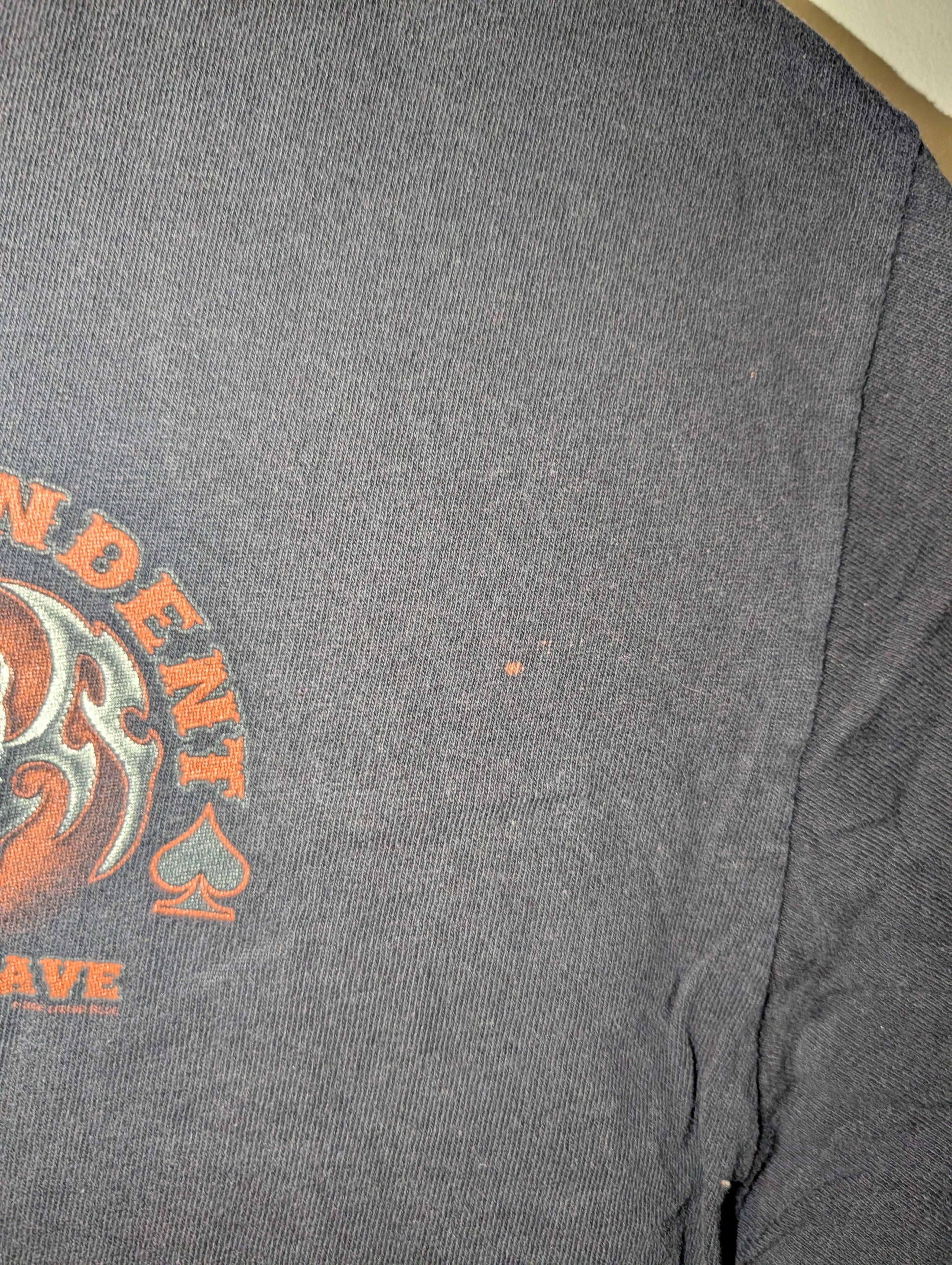Harley Davidson Vintage Y2K Independent to the Grave Motorcycle Devil -Shirt Size US L / EU 52-54 / 3 - 7 Thumbnail