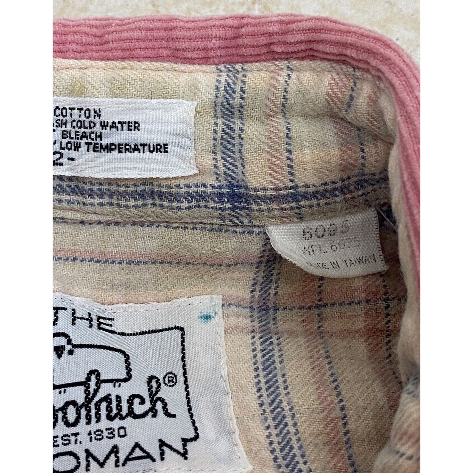 Other VTG Woolrich Corduroy Button Up Down Pink Shirt 12 Western Size XL / US 12-14 / IT 48-50 - 10 Thumbnail