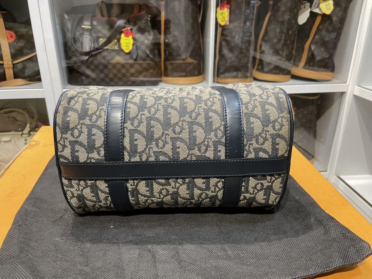 Dior AUTHENTIC CRISTIAN DIOR CANVAS BOSTON 25 HANDBAG VINTAGE Size ONE SIZE - 9 Thumbnail