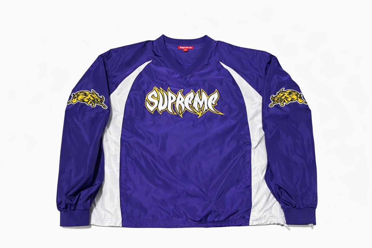 Supreme Supreme Warthog Warm Up Pullover Windbreaker in Purple L Size US L / EU 52-54 / 3 - 1 Thumbnail