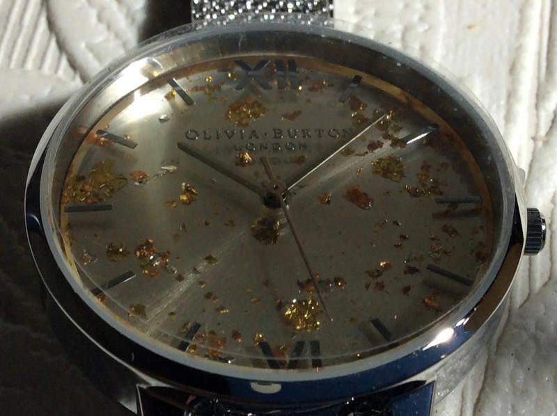 Designer Olivia silver ladies dial mesh stainless steel watch Size ONE SIZE - 10 Thumbnail