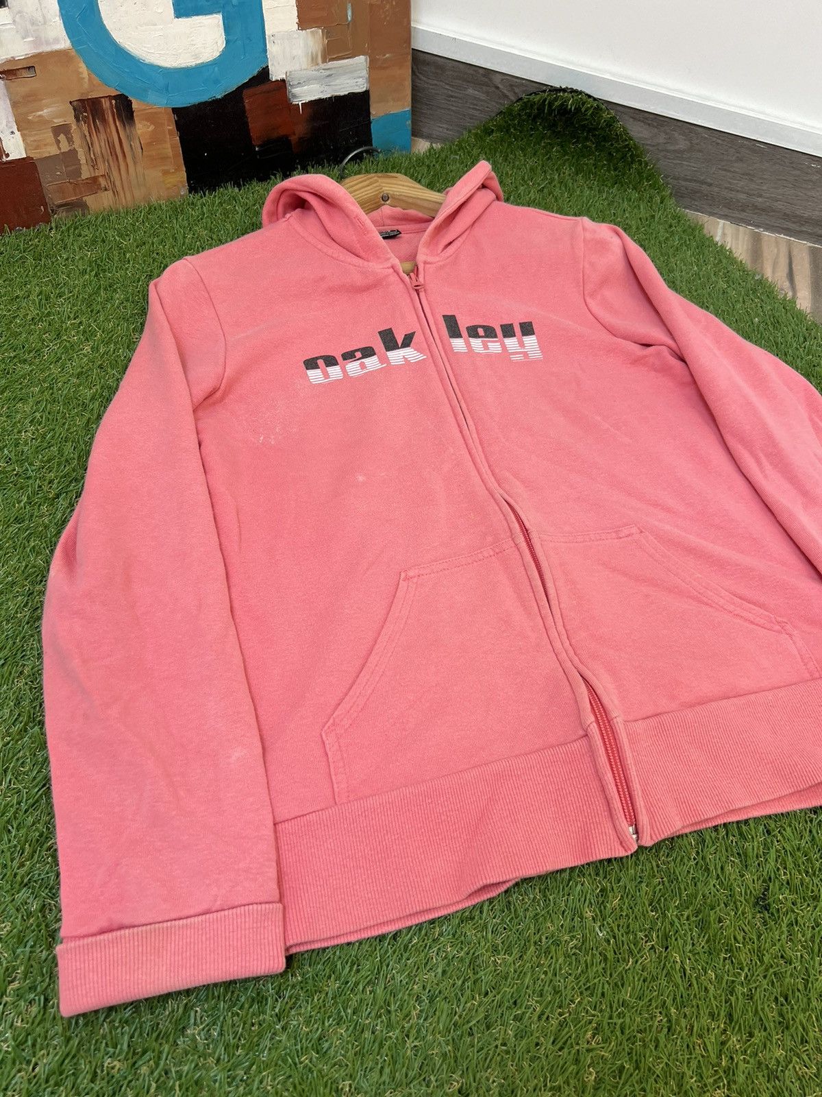 Oakley Vintage Oakley Gorpcore Zip-up Hoodie L Y2K Size L / US 10 / IT 46 - 3 Thumbnail