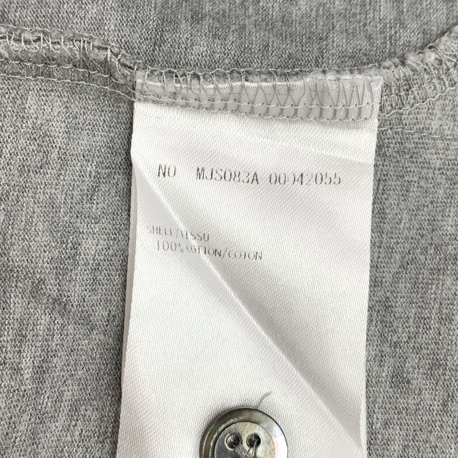 Tom Ford Thom Browne Gray White-Trimmed Crewneck T-Shirt (5) Size US XXL / EU 58 / 5 - 3 Thumbnail