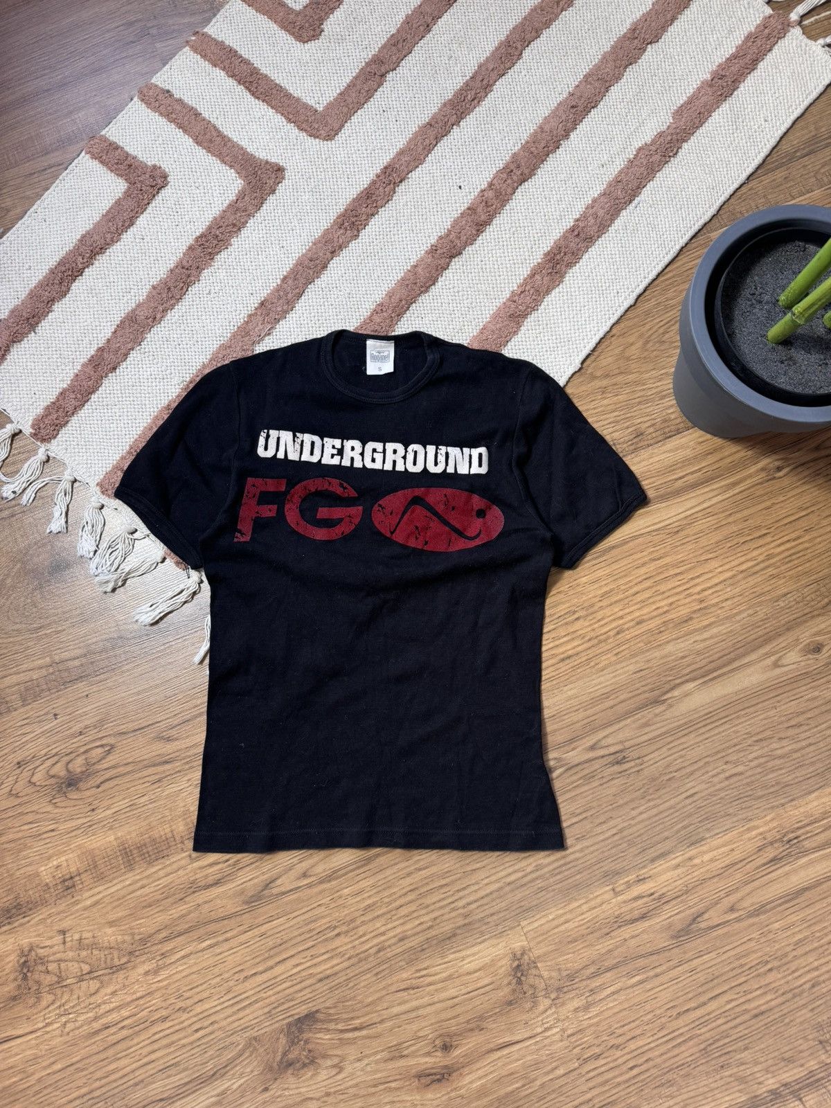 Vintage VINTAGE UNDERGROUND FG RADIO 2000s TEE SHIRT Size S / US 4 / IT 40 - 2 Thumbnail