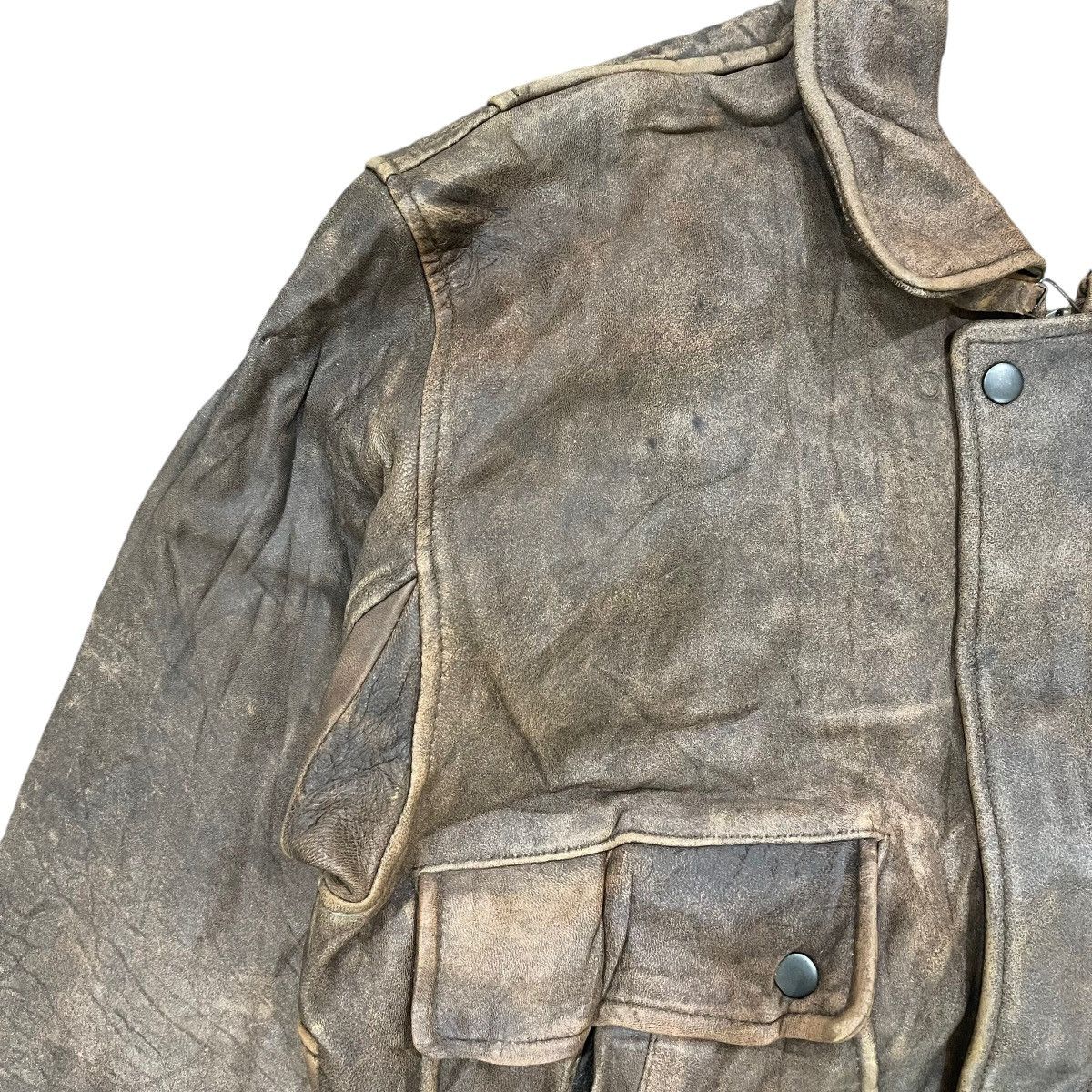 Avirex Vtg 80s Type G-1 US Army Air Force Leather Bomber Jacket Size US M / EU 48-50 / 2 - 5 Thumbnail