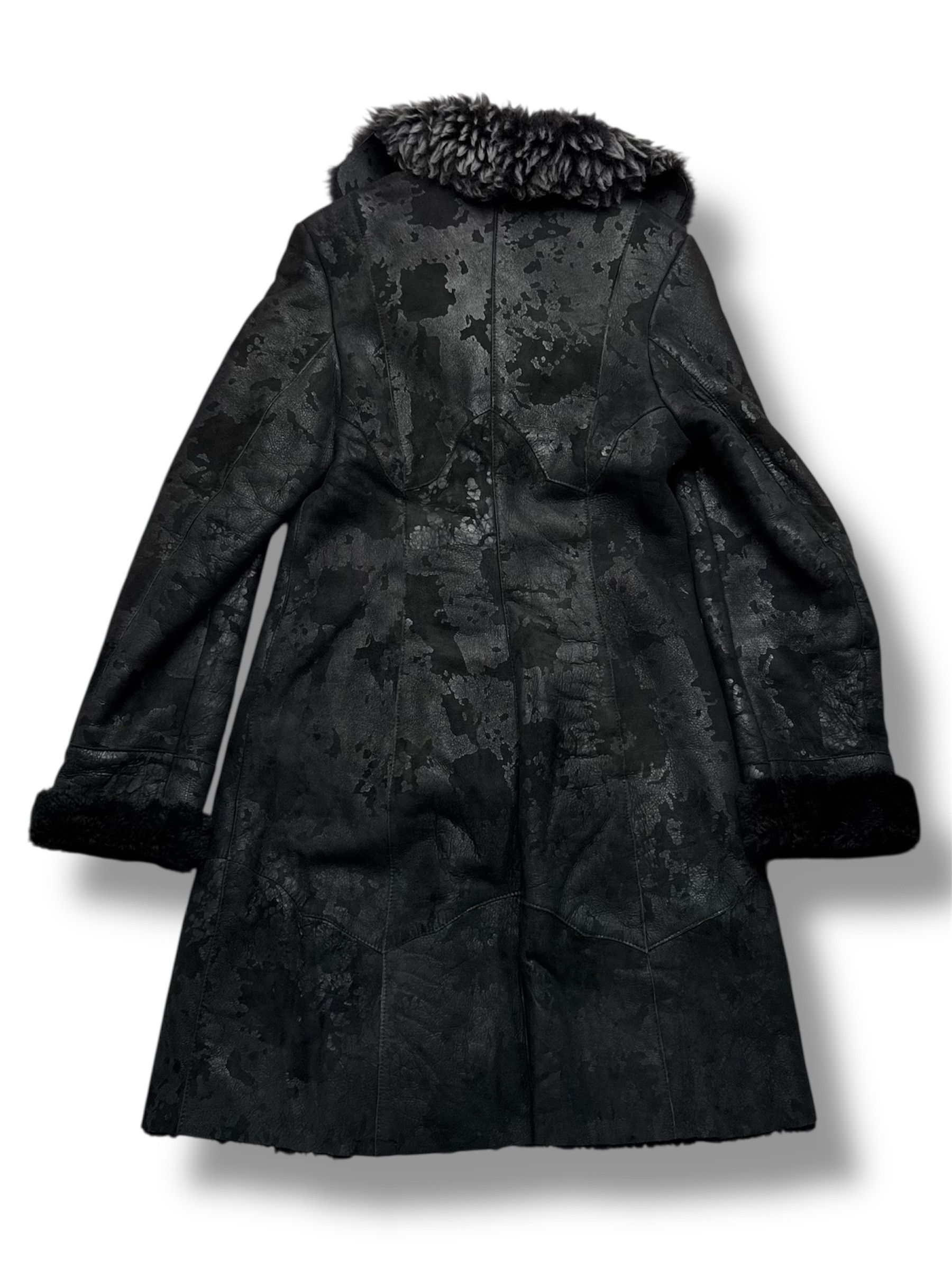 Vintage Y2K Real Sheepskin Coat(V374) Size S / US 4 / IT 40 - 6 Thumbnail