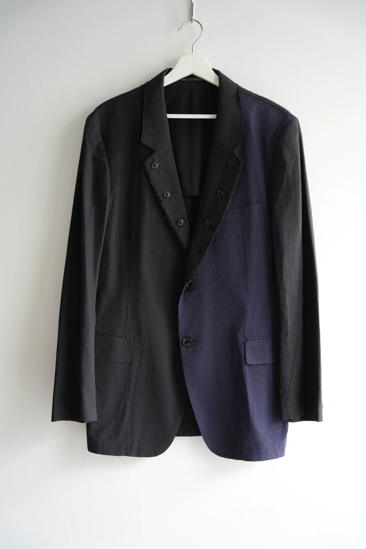Yohji Yamamoto Two-Tone Multi Color Blazer Jacket Size L Size US L / EU 52-54 / 3 - 1 Thumbnail