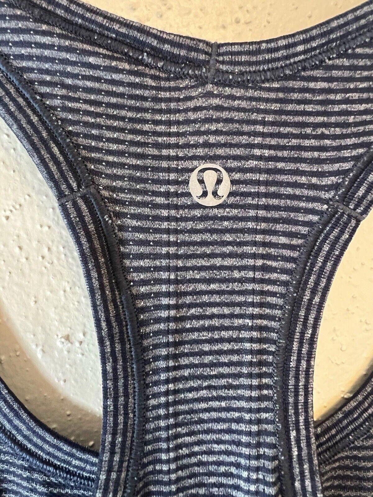 Designer Lululemon Swiftly Tech Racerback Heathered Navy Sz8 Size M / US 6-8 / IT 42-44 - 4 Thumbnail