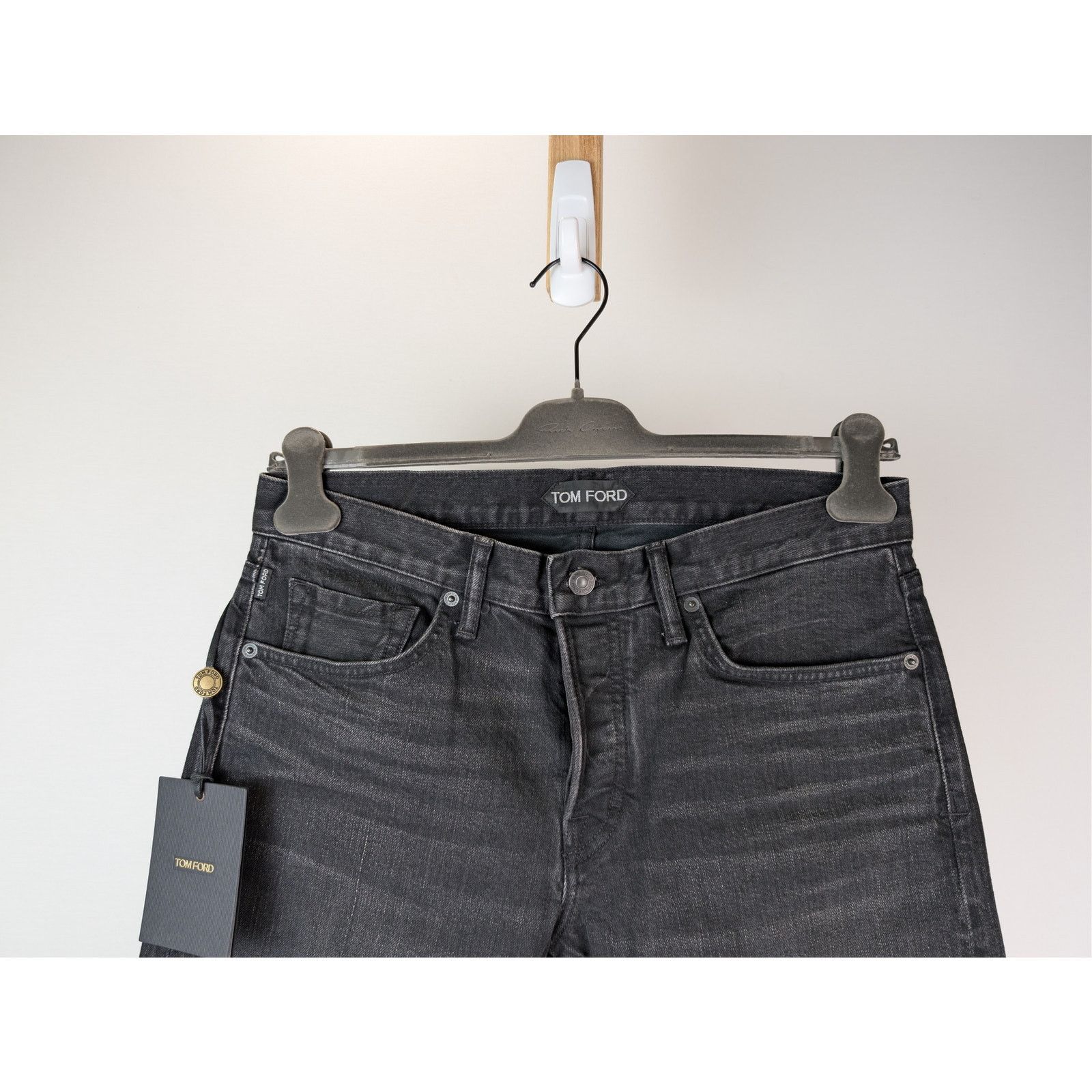 Tom Ford o1rshd1 Slim-Fit Denim Jeans in Black Size US 32 / EU 48 - 3 Thumbnail