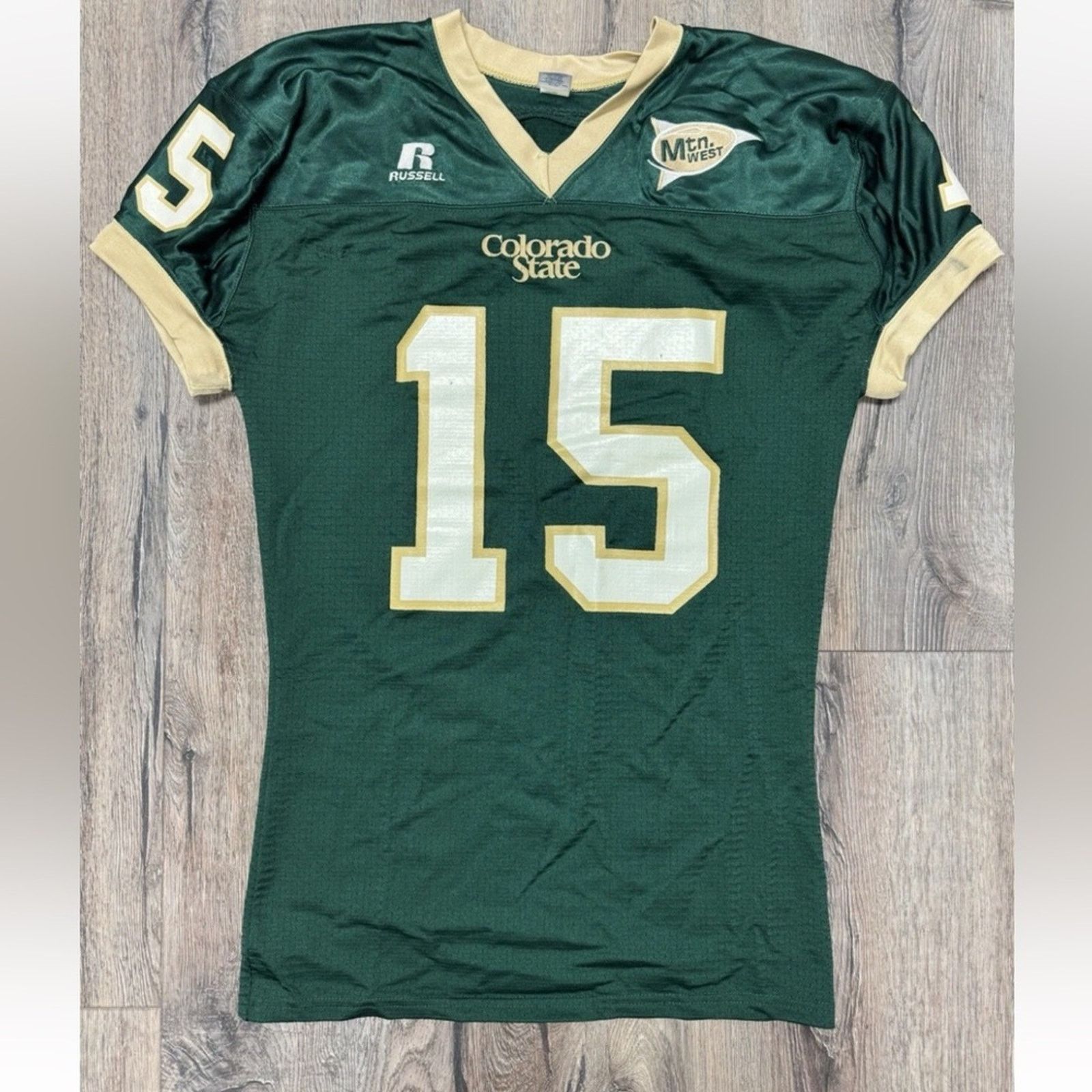 Russell Athletic Game Worn #15 Billy Farris Colorado State Rams Jersey Size US L / EU 52-54 / 3 - 1 Thumbnail