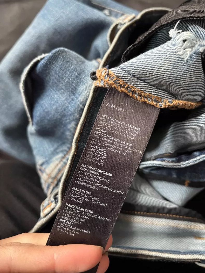 Amiri Amiri 16SS PPX1 Patch Skinny Jeans Size US 31 - 5 Thumbnail