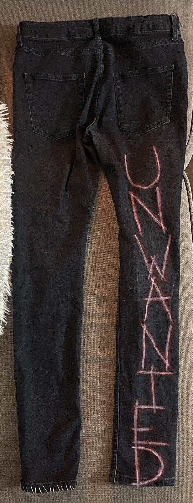 Other Custom handmade painted sewn jeans punk streetwear 1of1 Size US 34 / EU 50 - 2 Thumbnail