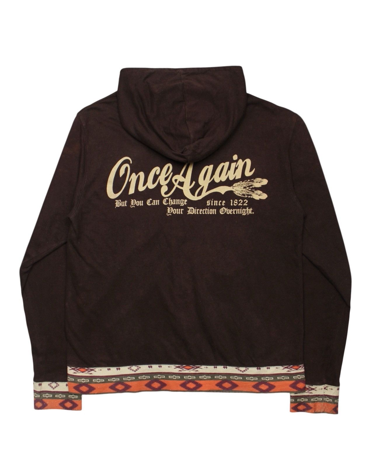 Hysteric Glamour 2000S REAL WASH JAPAN NATIVE BOHO SPIRIT FEATHER HOODIE Size US L / EU 52-54 / 3 - 2 Thumbnail