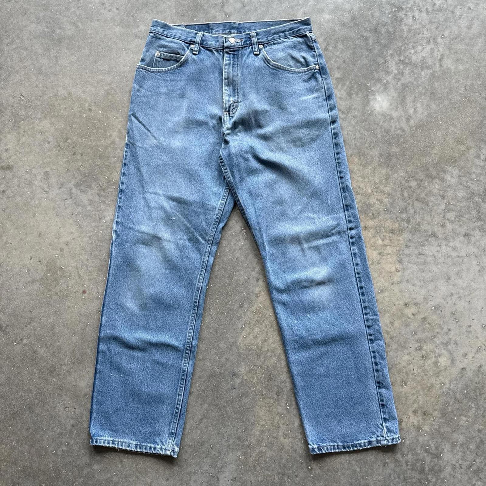 Wrangler Wrangler Faded Denim Blue Jeans Size US 32 / EU 48 - 1 Thumbnail
