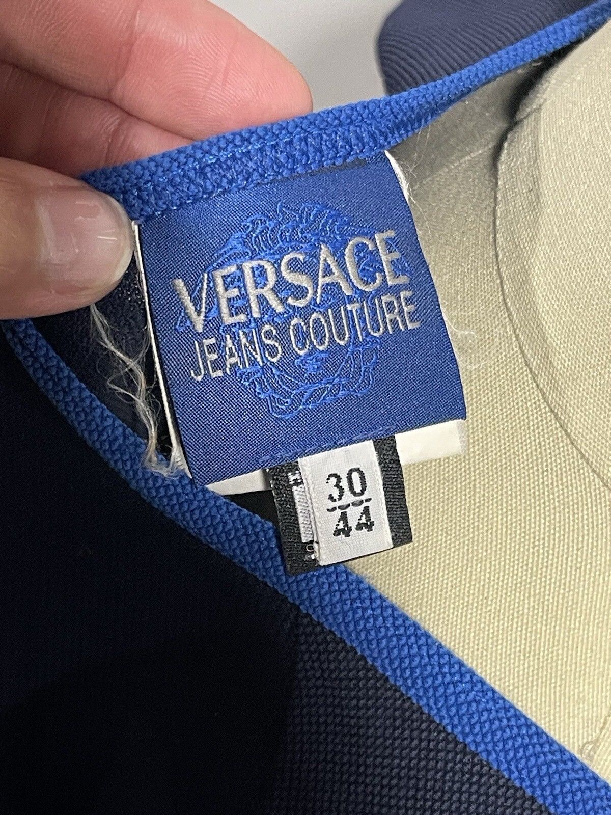 Versace Versace Jeans Couture Dress Womens 30 Blue Mid Length Size M / US 6-8 / IT 42-44 - 5 Thumbnail