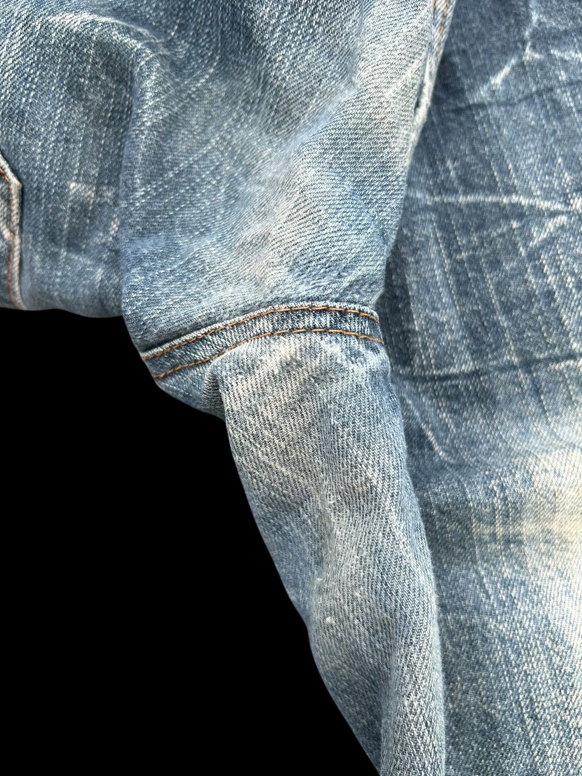 Japanese Brand × Kapital × Vintage Japanese Nylaus Distressed Punk Vintage Denim Jeans Size US 33 - 17 Thumbnail