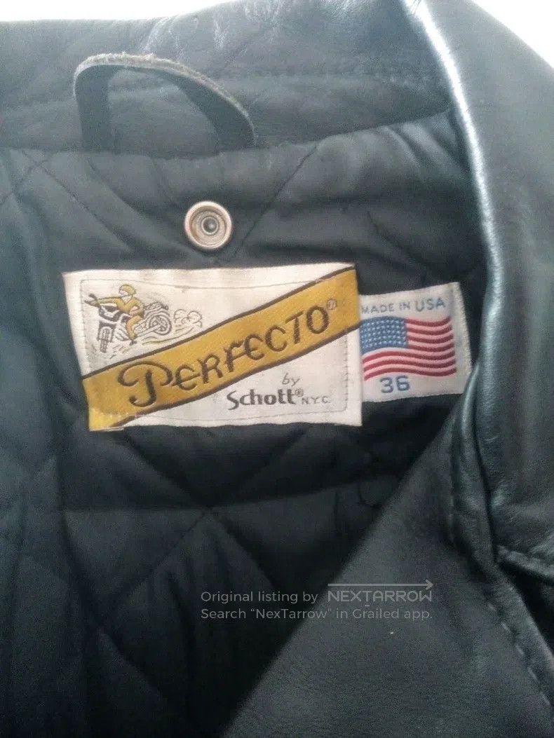 Schott Schott Leather coat Size US XS / EU 42 / 0 - 3 Thumbnail