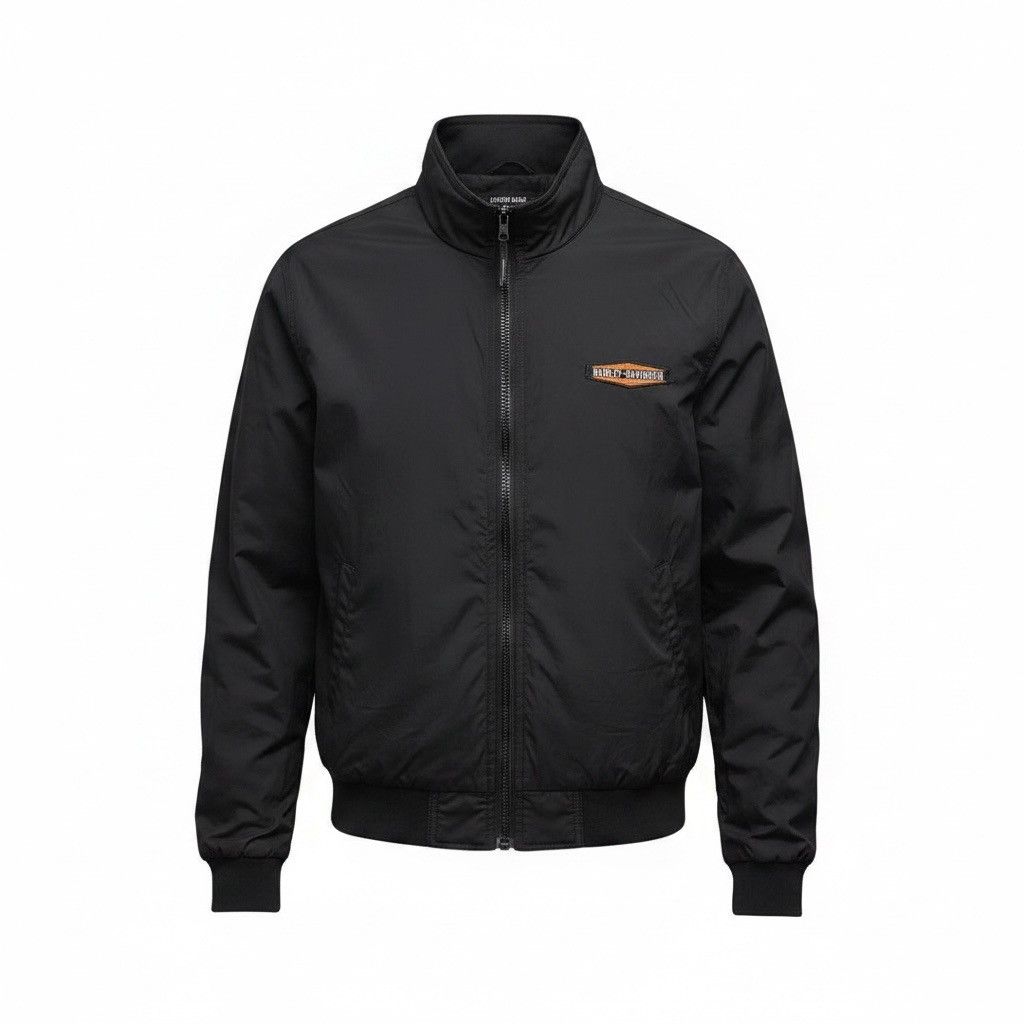 Harley Davidson HARLEY DAVIDSON MEN'S NYLON RIDING GEAR MOTO JACKET Size US M / EU 48-50 / 2 - 2 Thumbnail