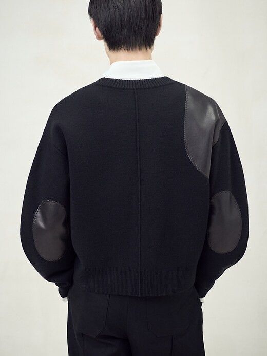 Banana Republic × Peter Do Peter do x BR Black Sweater 100% Merino Size US S / EU 44-46 / 1 - 3 Thumbnail