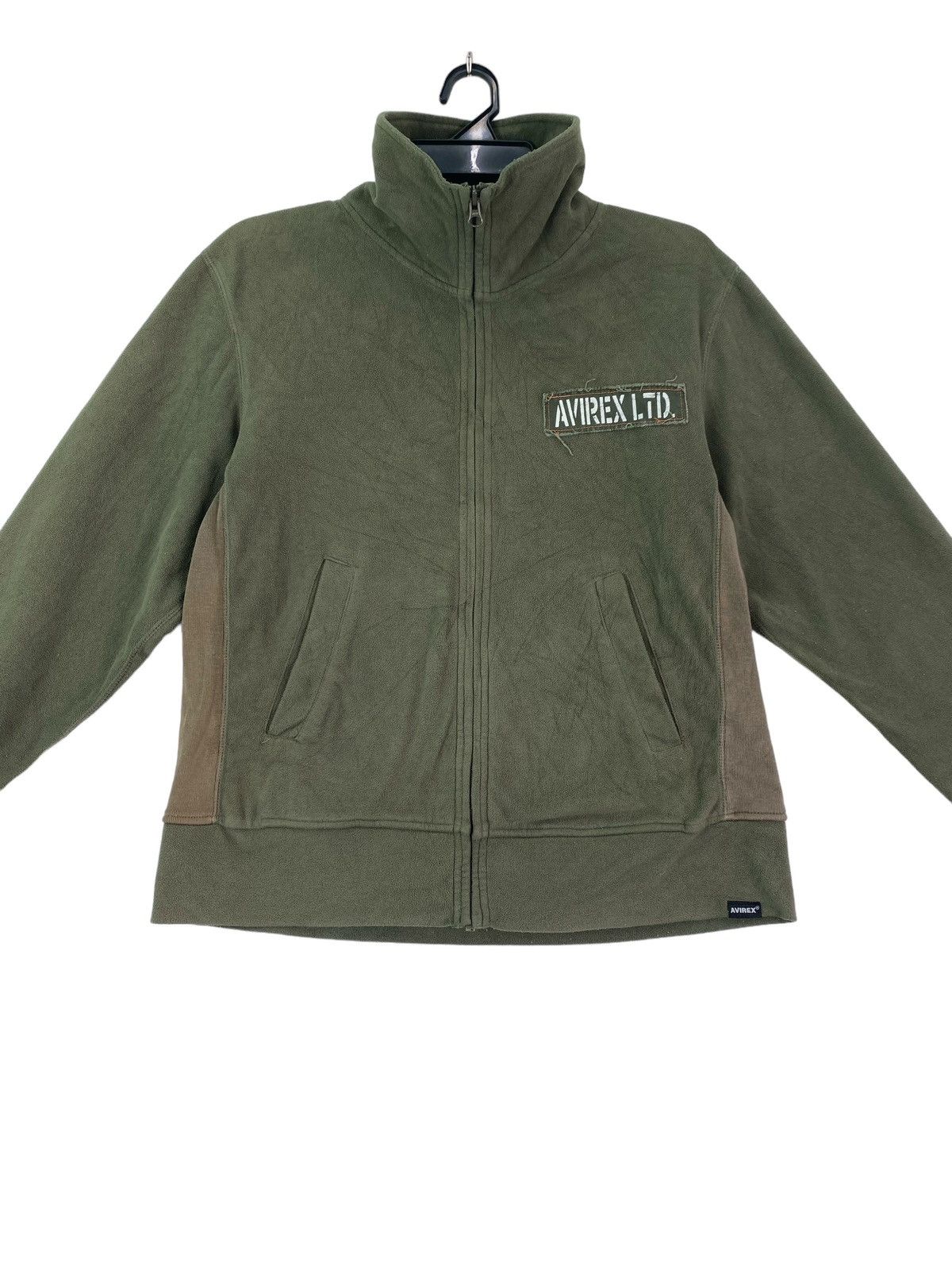 Vintage Vtg 90s Avirex USAF air force patch logo zip up jacket Size US M / EU 48-50 / 2 - 2 Thumbnail