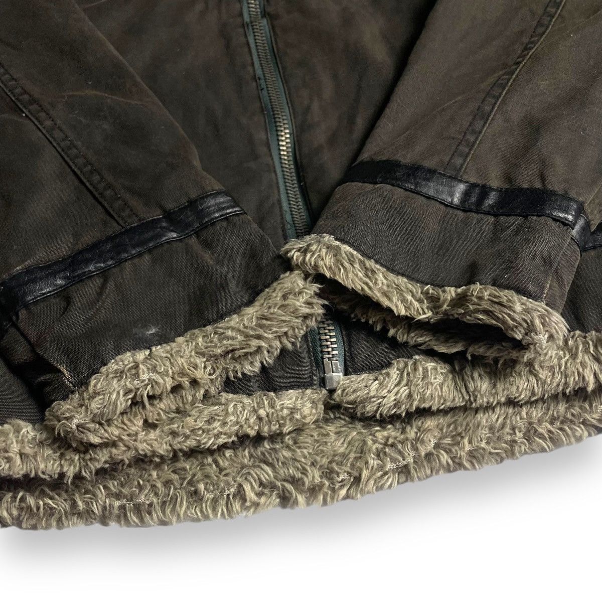 If Six Was Nine × Japanese Brand × Le Grande Bleu (L.G.B.) 🇯🇵 SIX STAR EXCLUSIVE DESIGN BONDAGE LINED FUR B3 JACKET Size US M / EU 48-50 / 2 - 7 Thumbnail